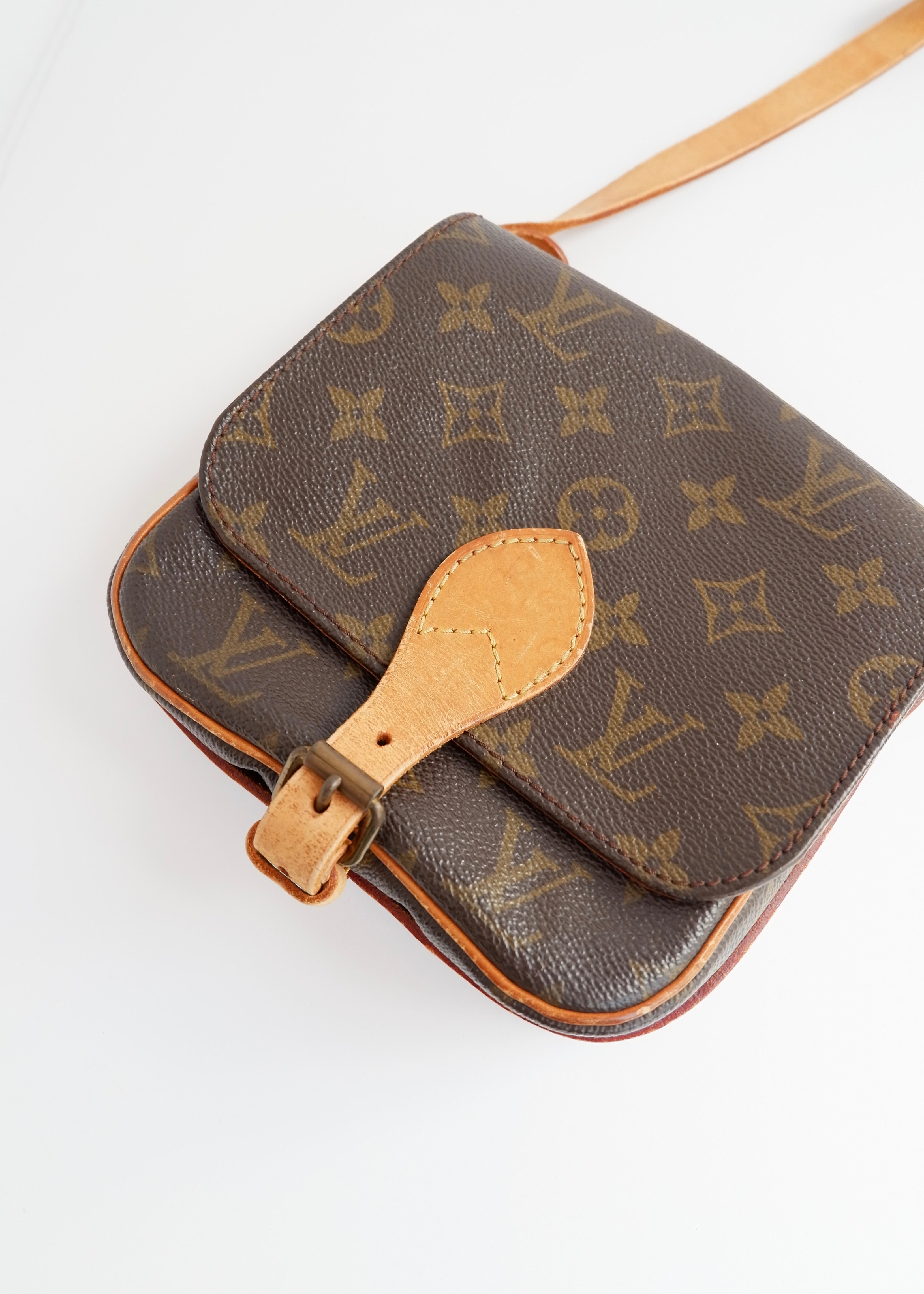 Bandoulière Louis Vuitton Monogram Mini Cartouchière d'occasion authentique