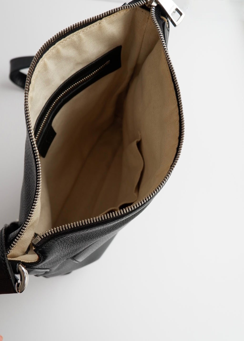 Authentic Preowned Gucci Black Leather Soho Crossbody
