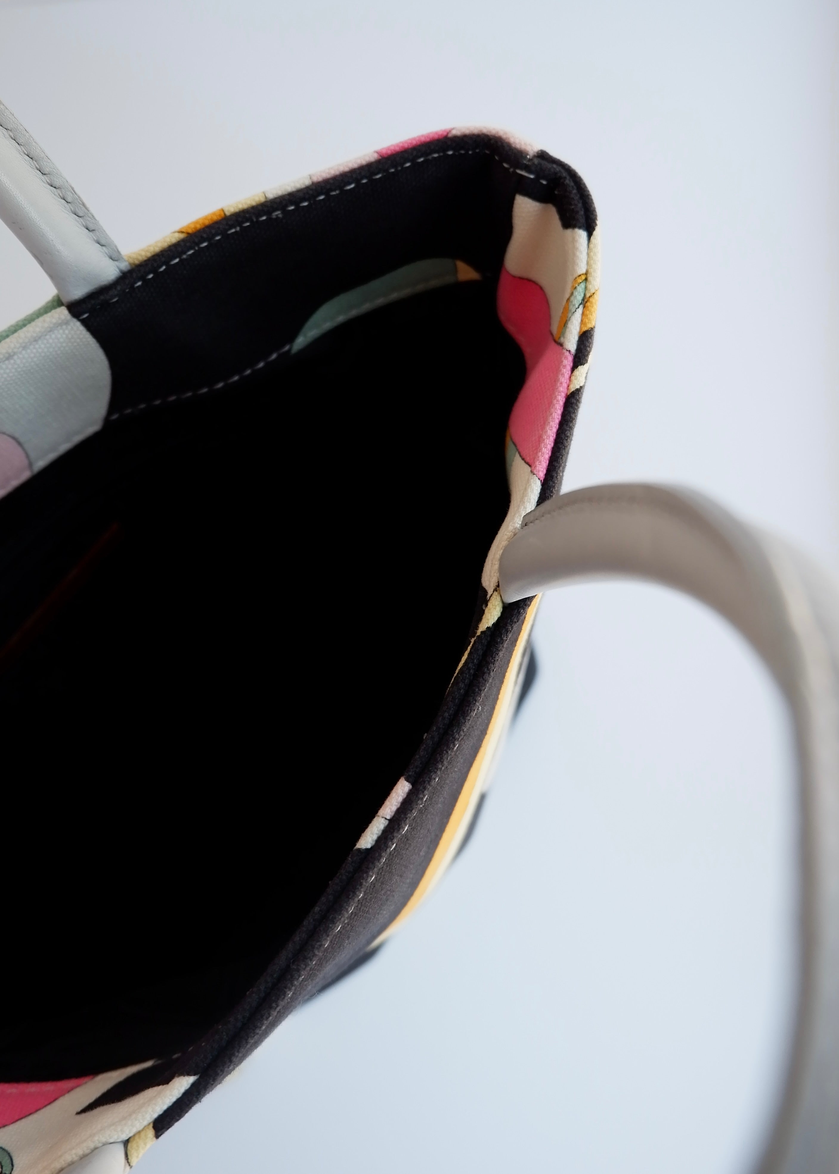 Authentique sac à main Emilio Pucci multicolore d'occasion