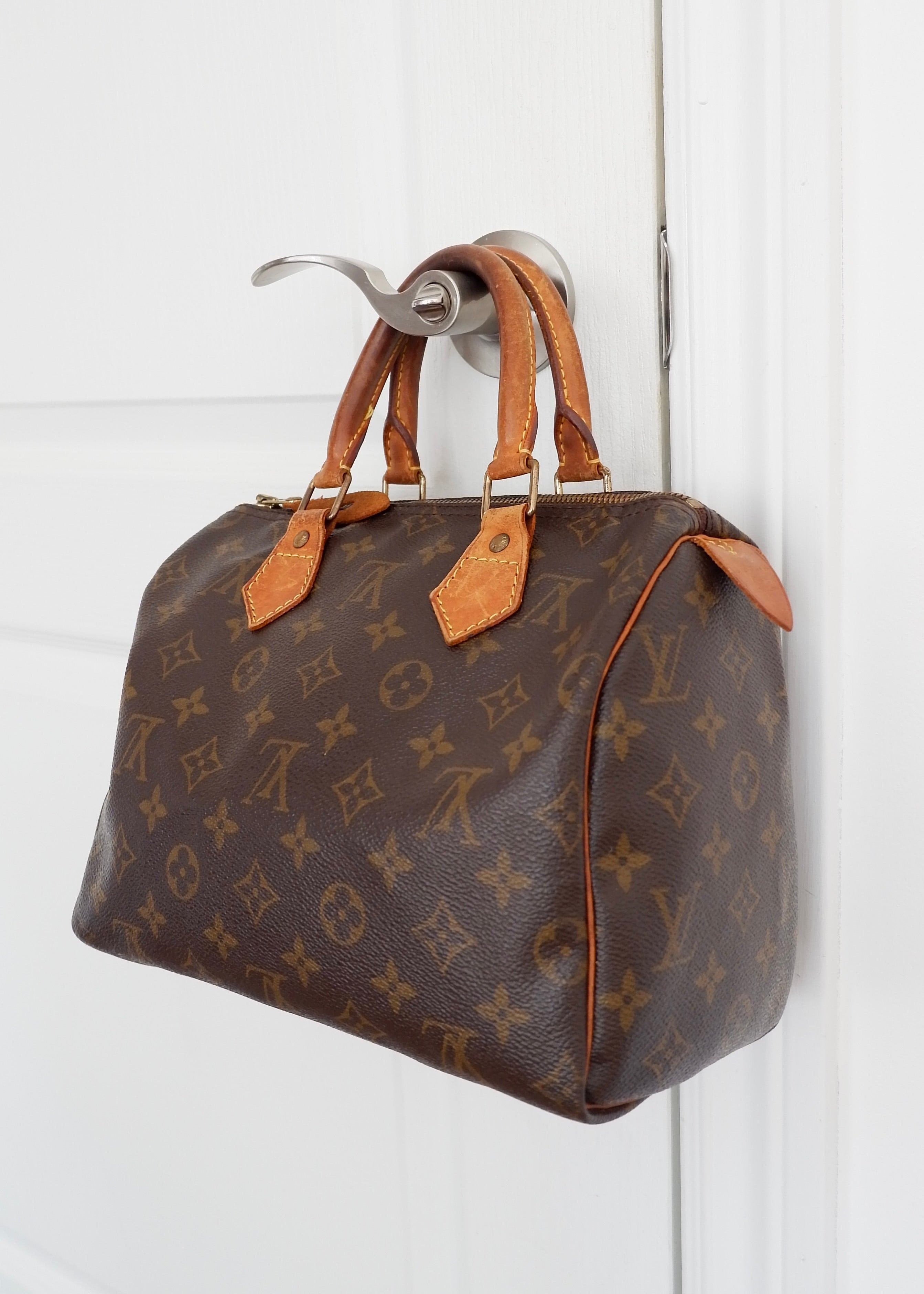 Authentique Sac Speedy 25 Monogram Louis Vuitton d'occasion