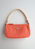 Authentic Preowned Prada Salmon Pink Nylon Shoulder Bag