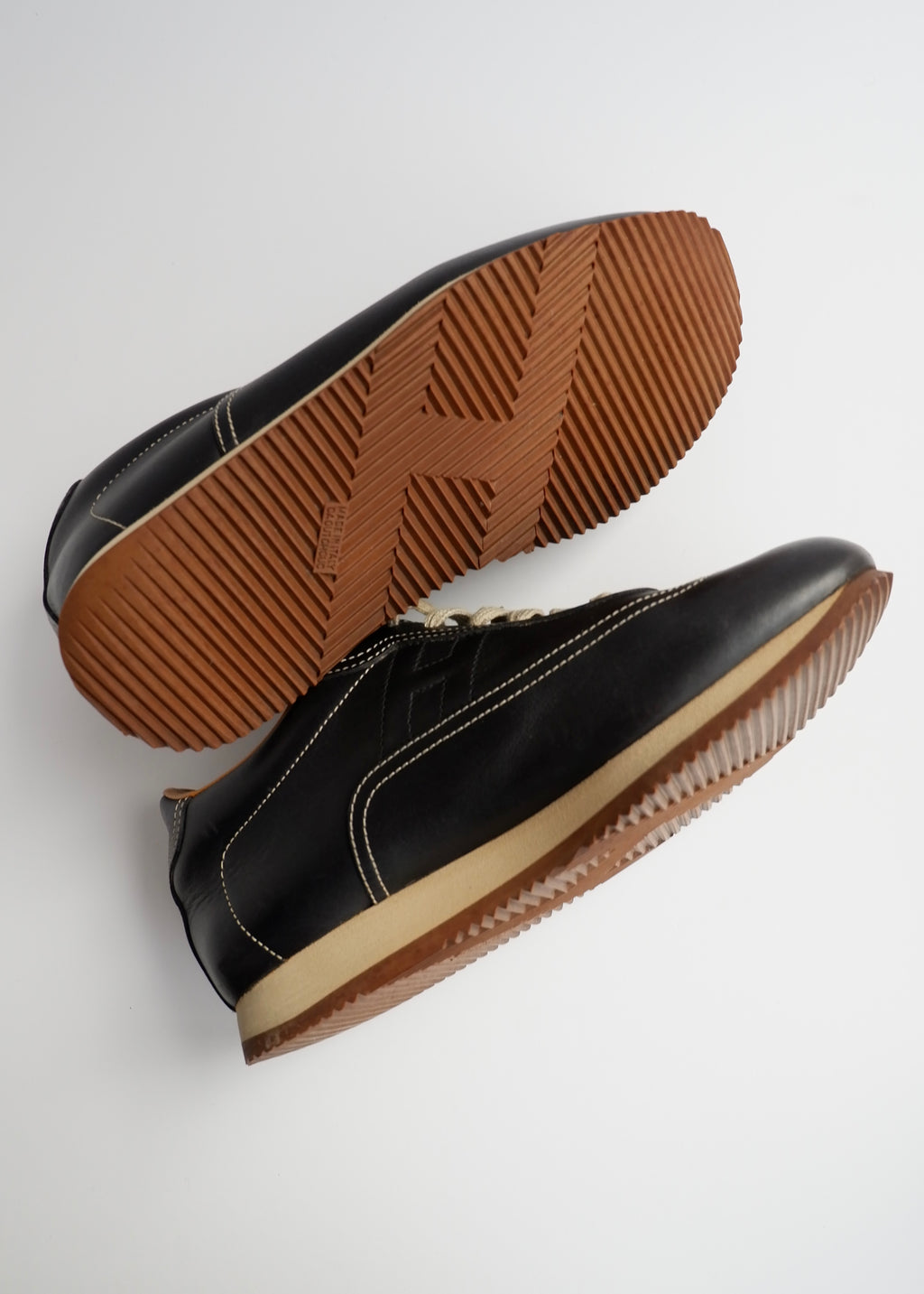 Baskets Hermes H Quick en cuir noir d'occasion authentiques - 40
