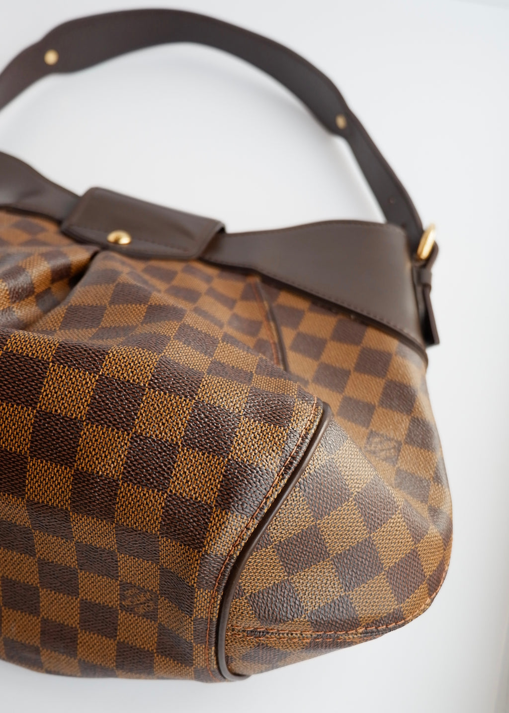 Authentic Preowned Louis Vuitton Damier Ebene Sistina MM Shoulder Bag