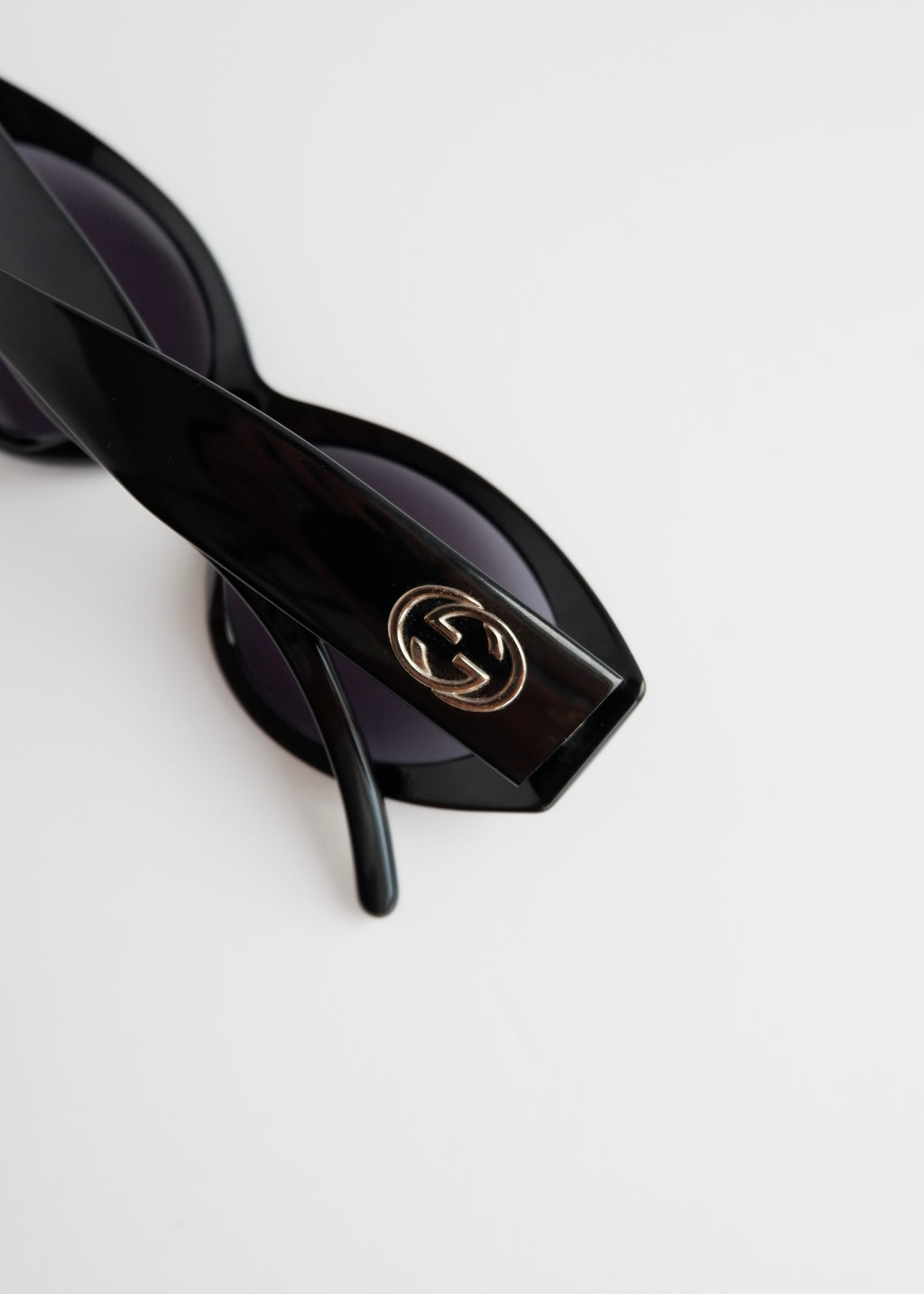 Authentic Preowned Gucci Black Cat Eye Sunglasses