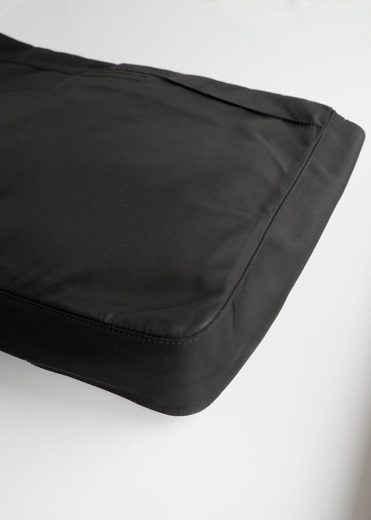 Preowned Prada Black Nylon Large Pouch/ Clutch