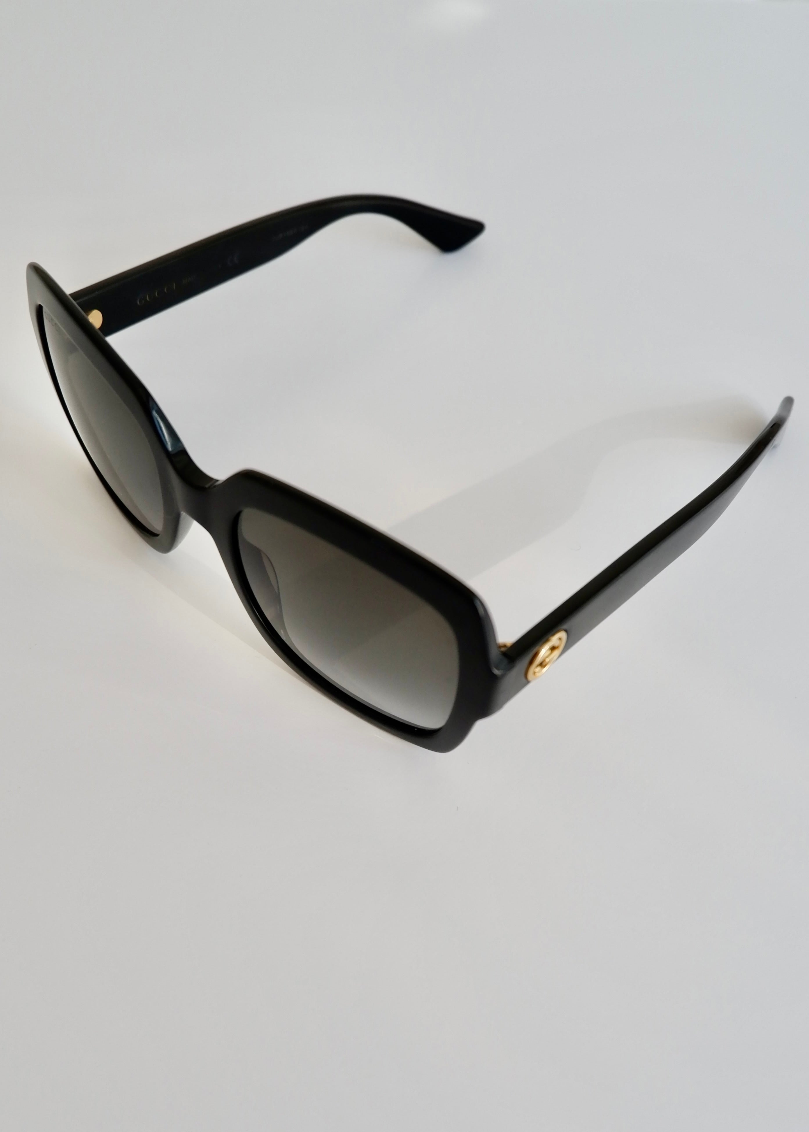 Authentic Preowned Gucci Black Square Frame Sunglasses