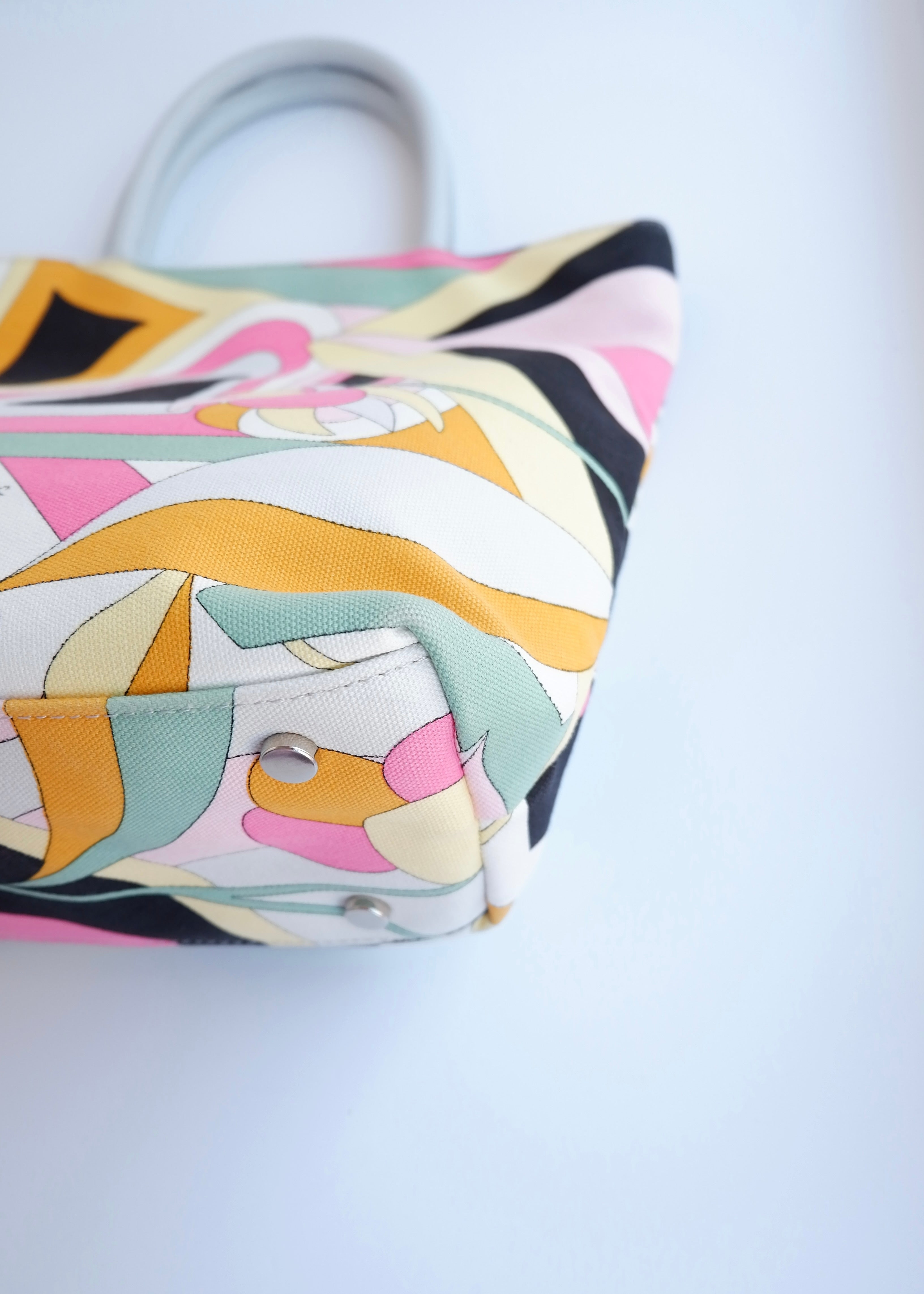 Authentique sac à main Emilio Pucci multicolore d'occasion