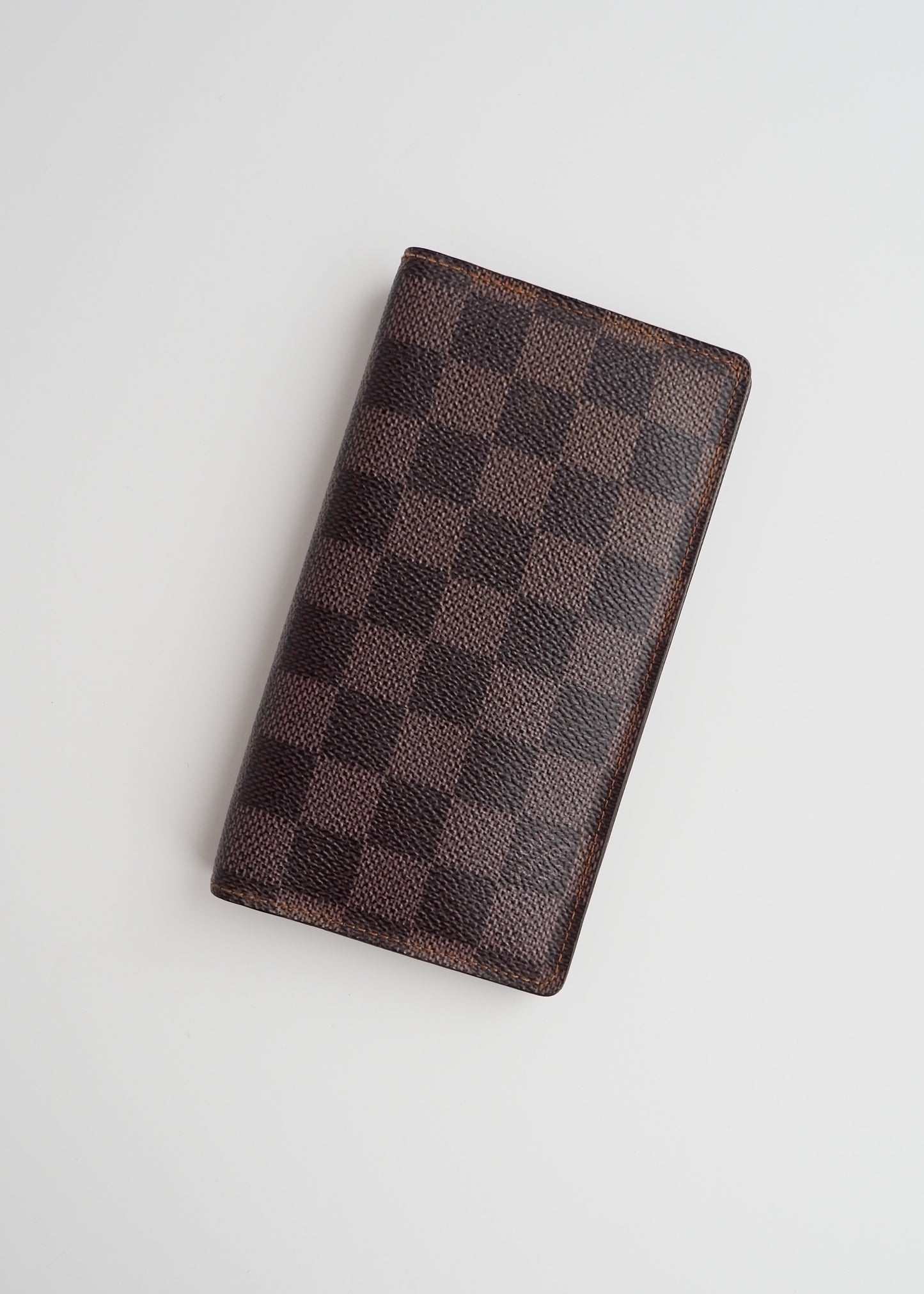 Authentic Preowned Louis Vuitton Damier Ebene Bi-Fold Long Wallet