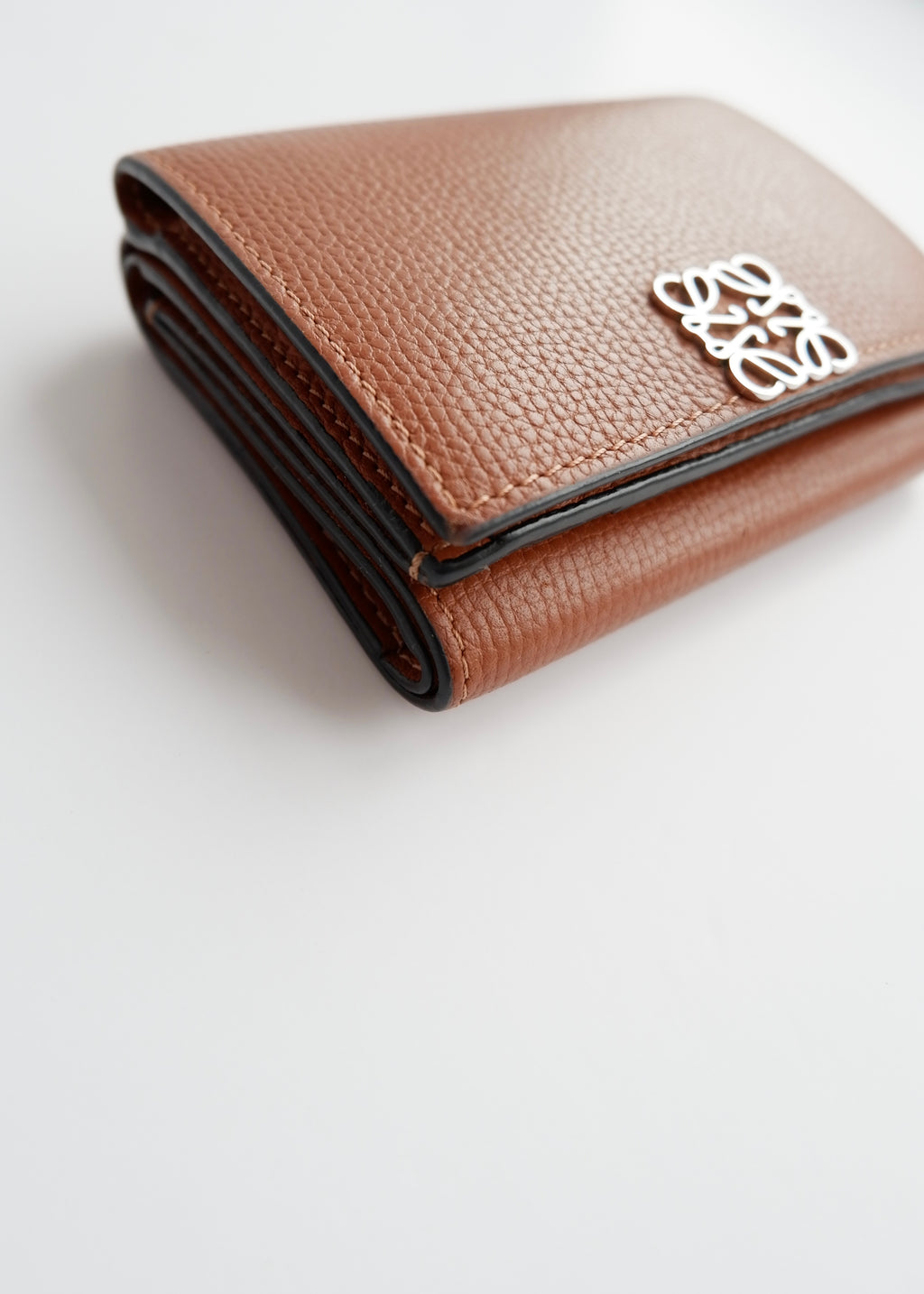 Authentic Preowned Loewe Brown Leather Bi-Fold Wallet