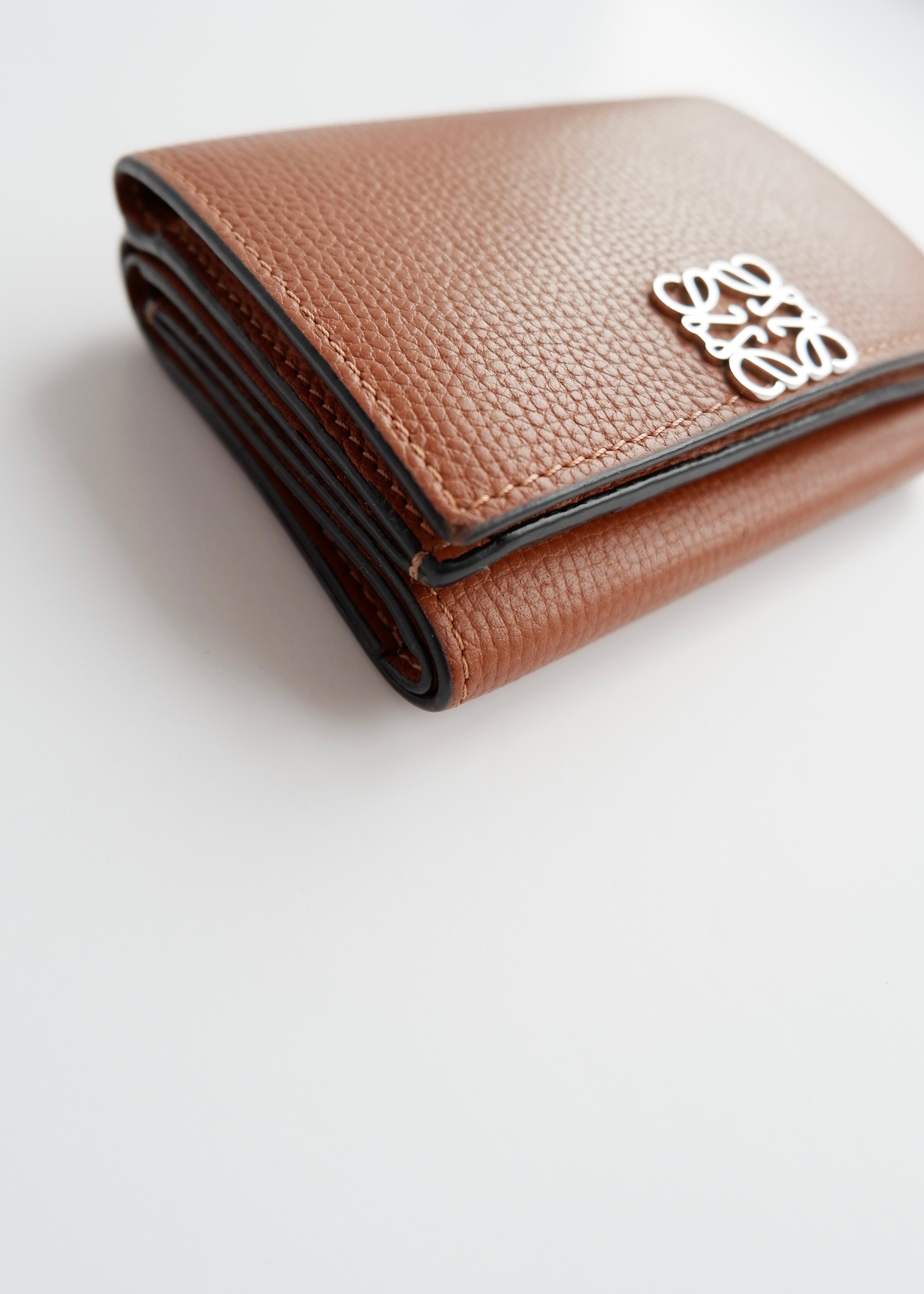 Authentic Preowned Loewe Brown Leather Bi-Fold Wallet