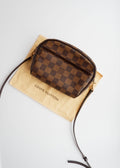 Authentic Preowned Louis Vuitton Damier Ebene Ipanema PM Crossbody Bag