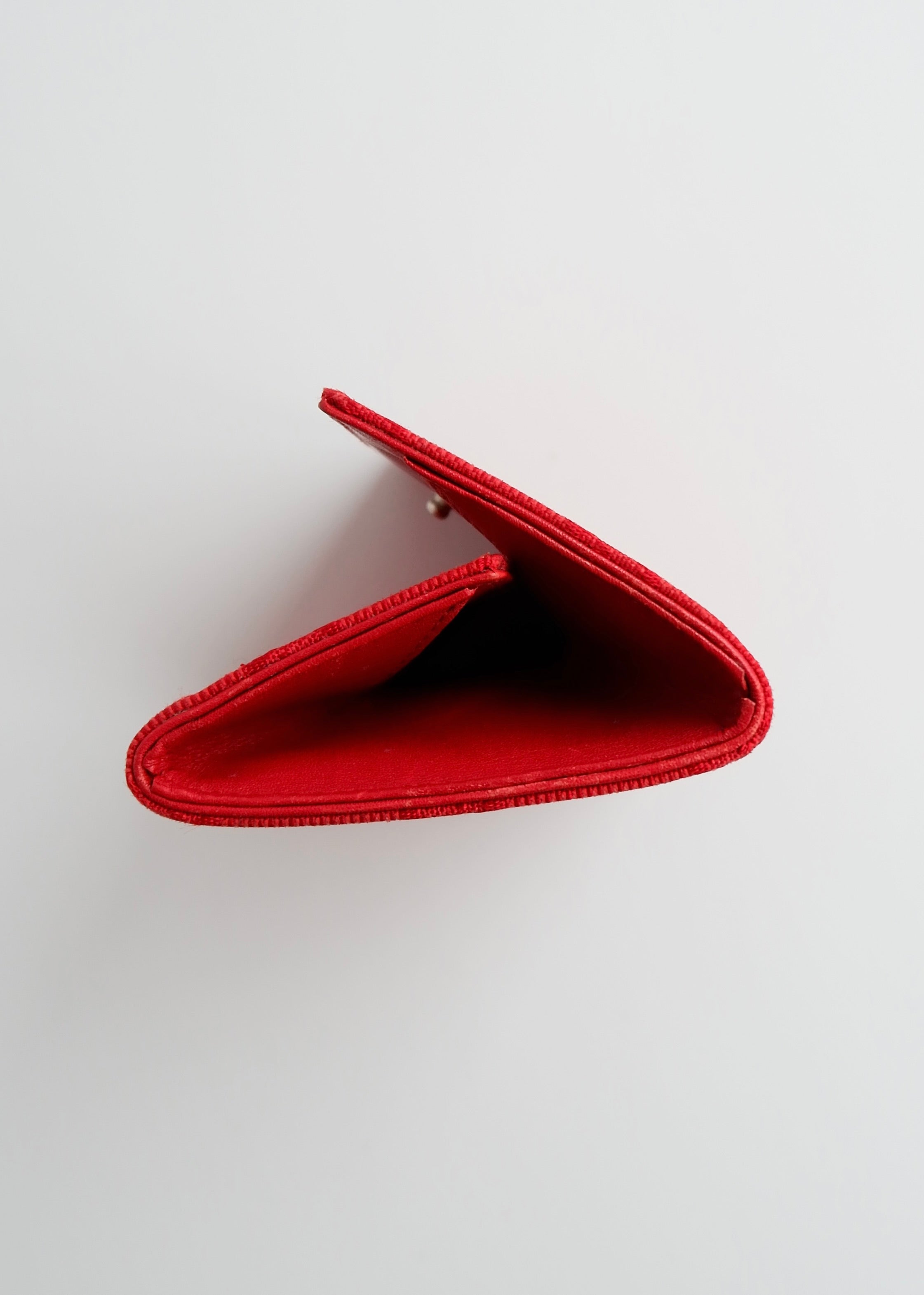 Authentic Preowned Gucci Red GG Canvas Coin Purse