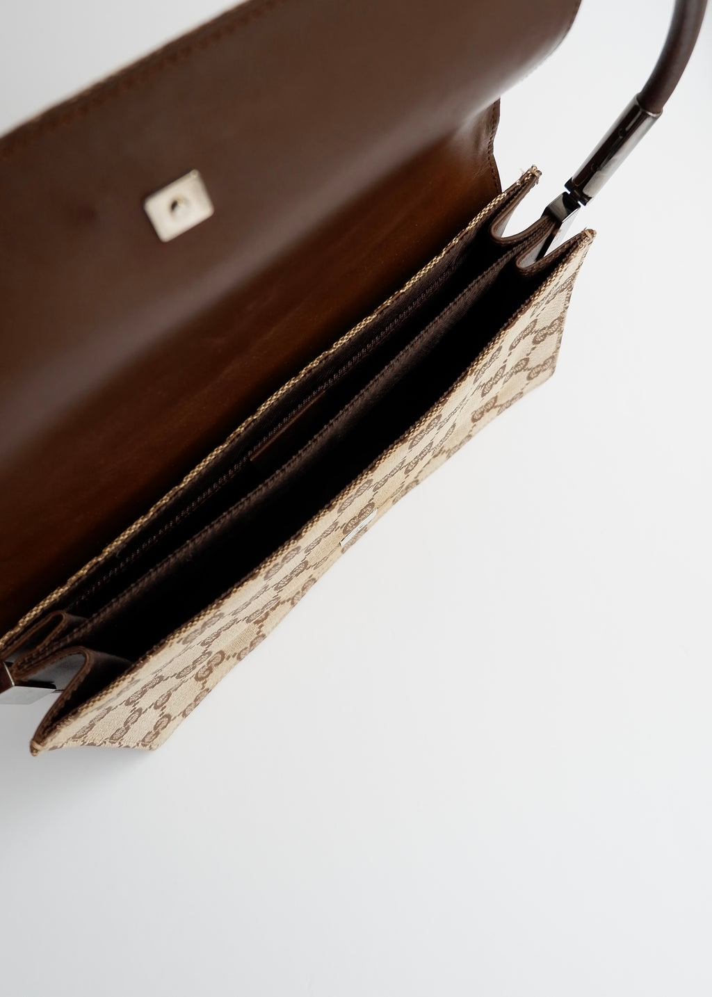 Authentic Preowned Gucci Brown GG Canvas Shoulder Bag