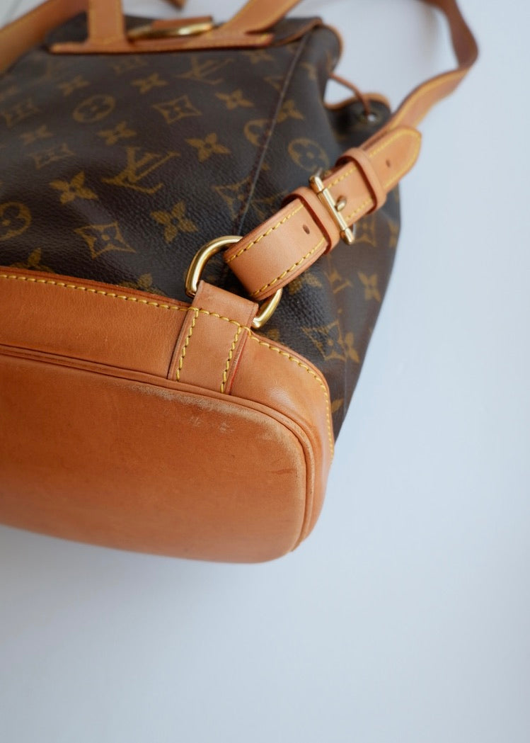 Preowned Vintage Louis Vuitton Monogram Montsouris MM Backpack