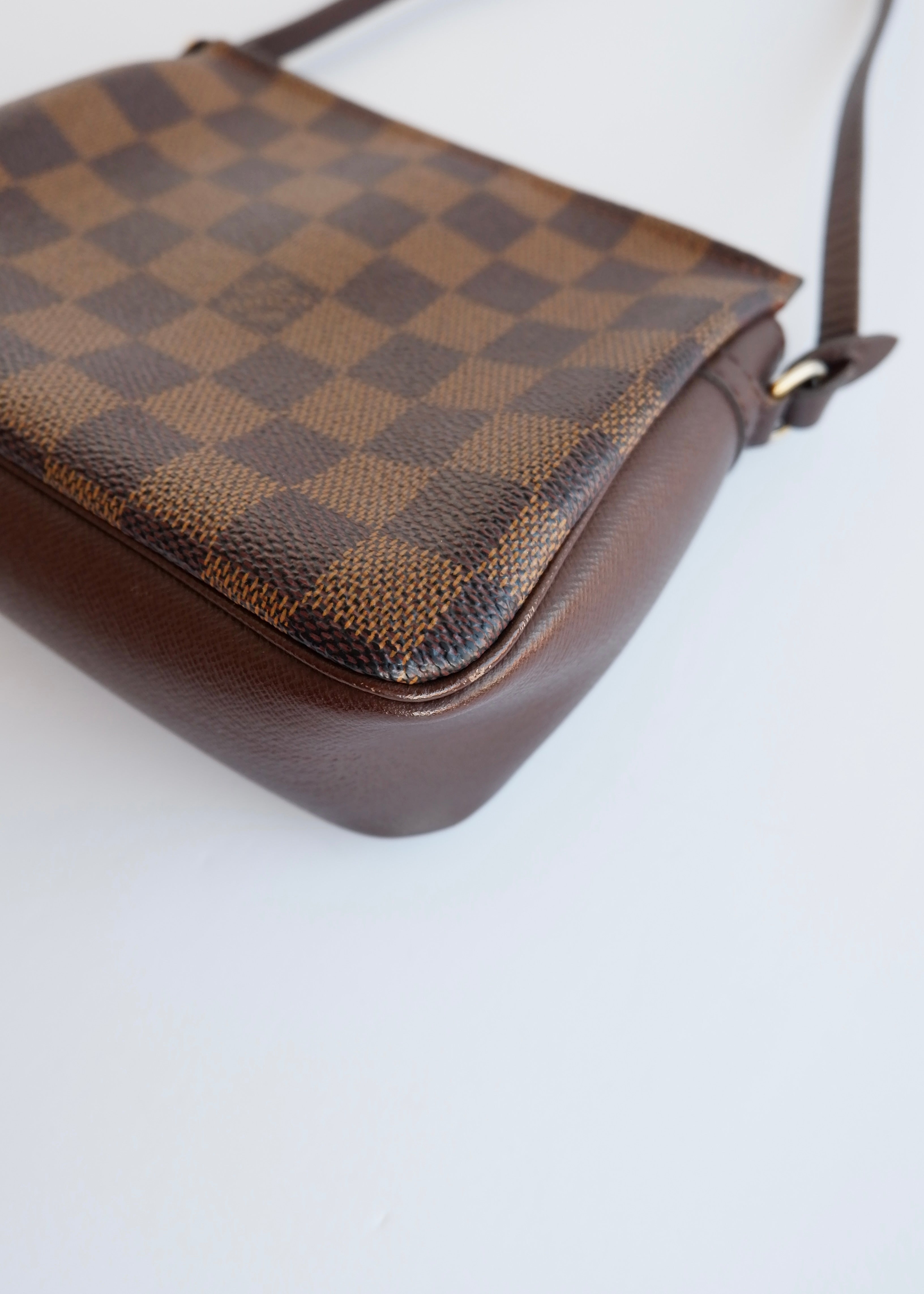 Authentic Preowned Louis Vuitton Damier Ebene Trousse Shoulder Bag