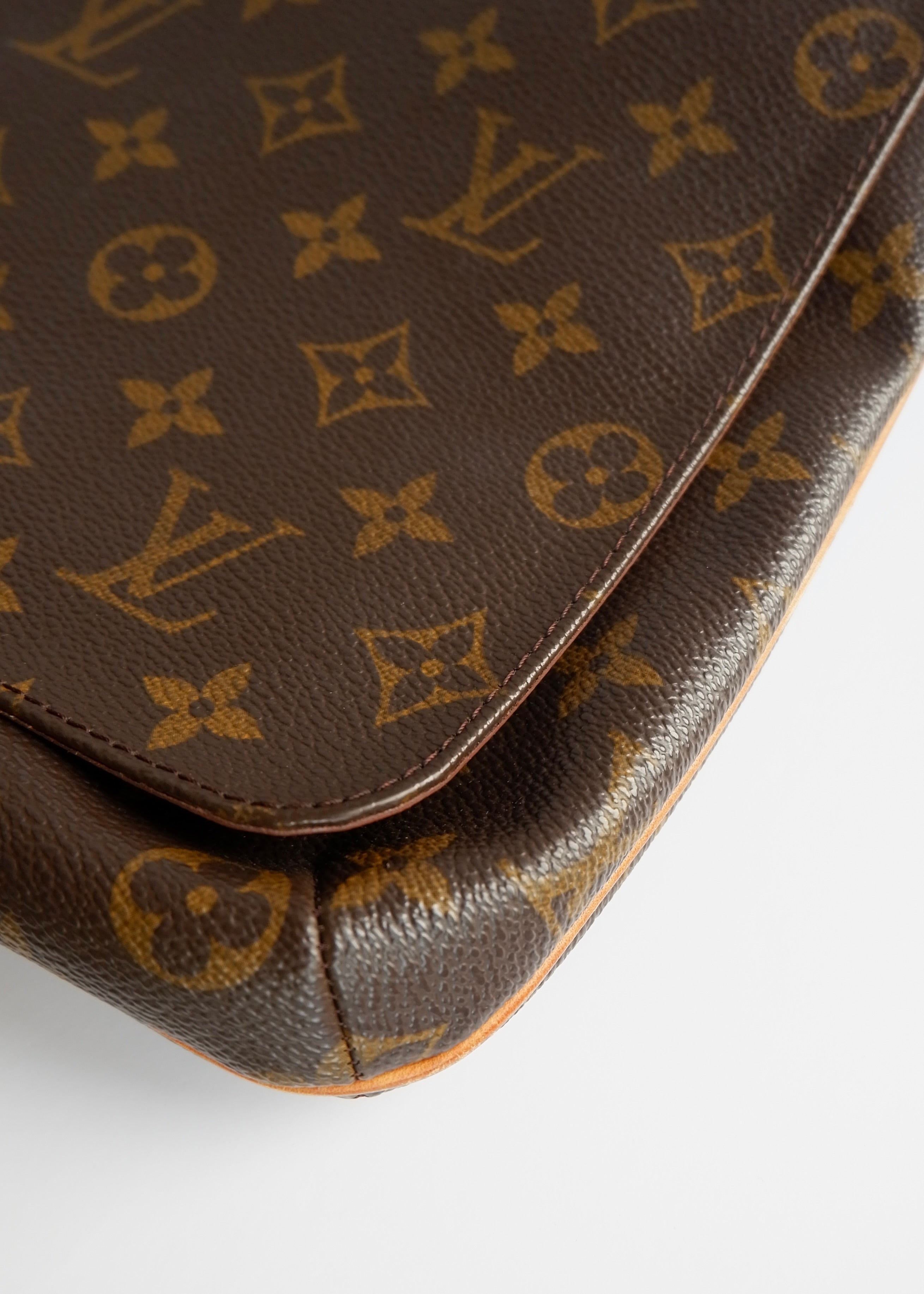 Preowned Louis Vuitton Brown Monogram Musette Tango Salsa Shoulder Bag