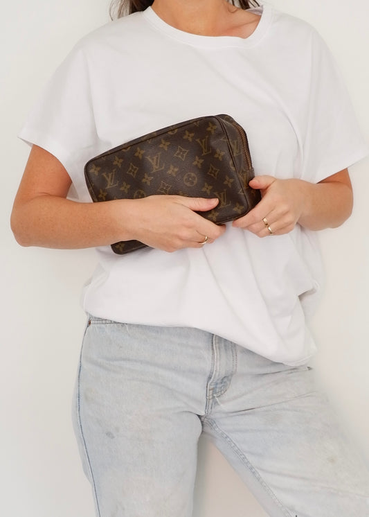 Authentic Preowned Vintage Louis Vuitton Monogram Toiletry Bag