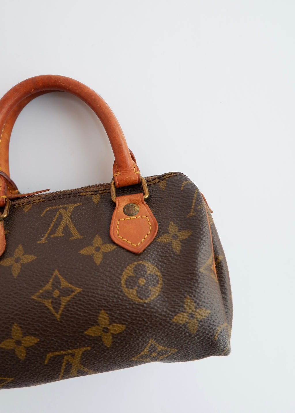 Authentic Preowned Vintage Louis Vuitton Monongram Nano Speedy (with strap)