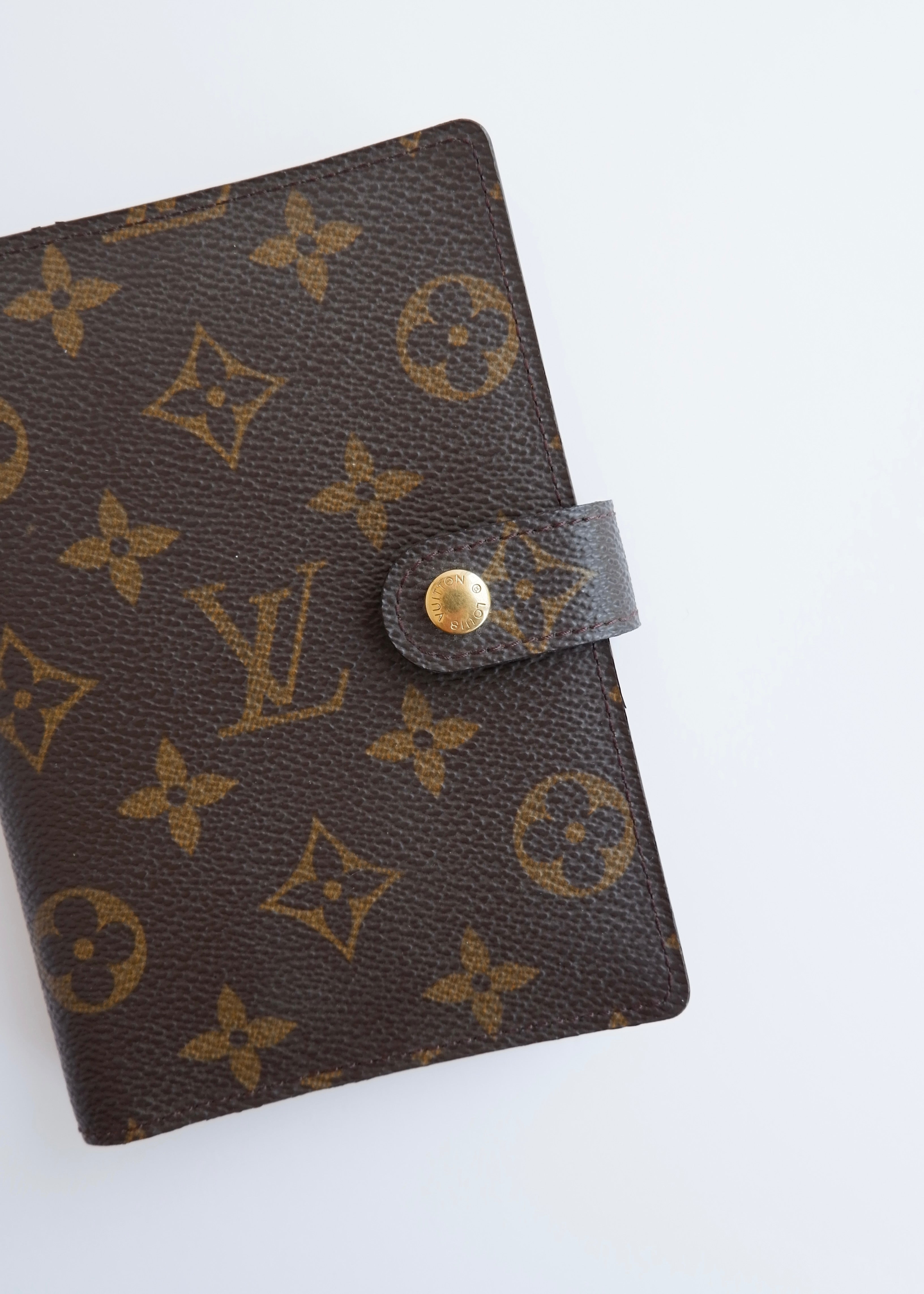 Authentique couverture d'agenda Louis Vuitton Monogram MM d'occasion