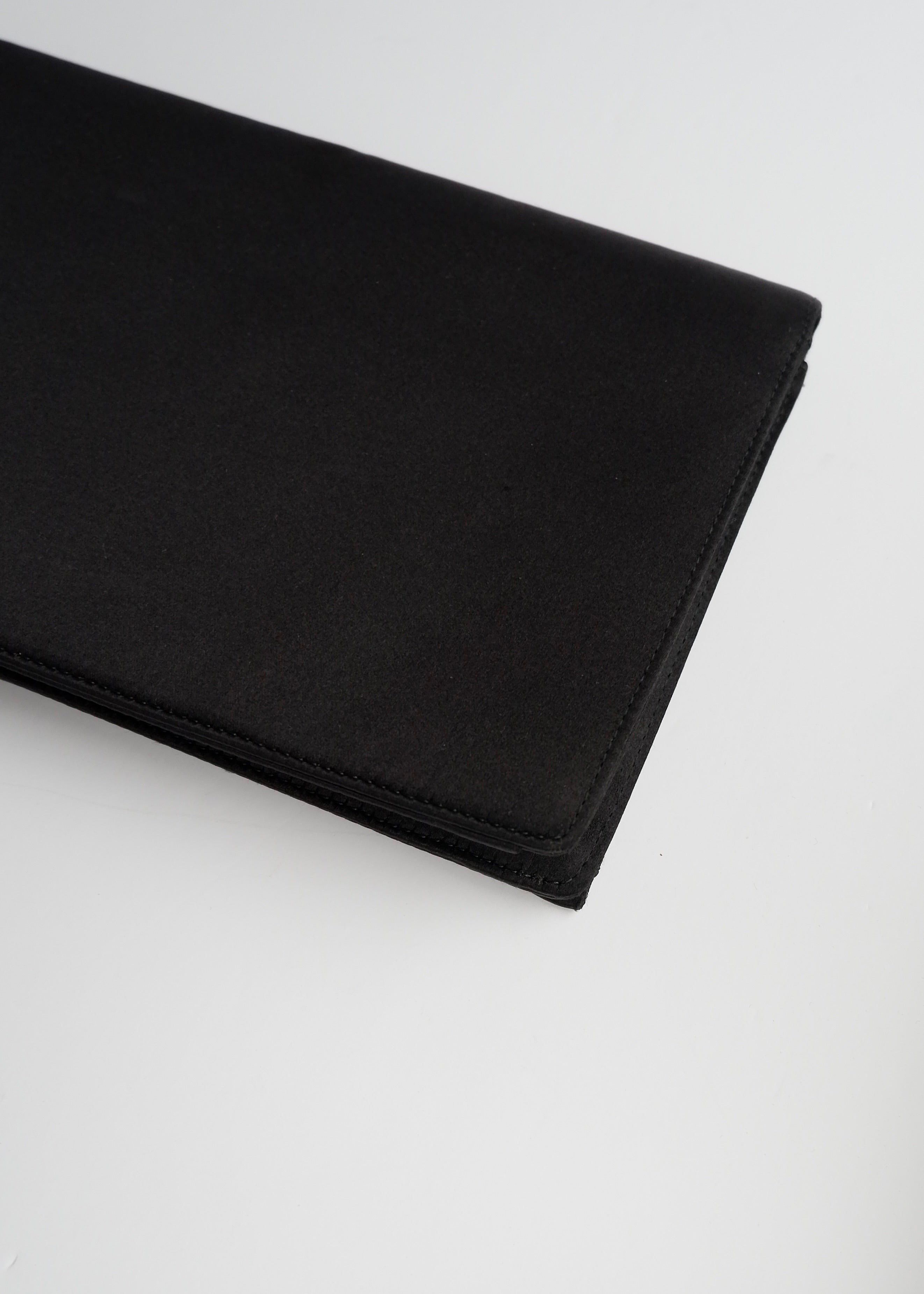 Authentic Preowned Prada Black Satin Clutch