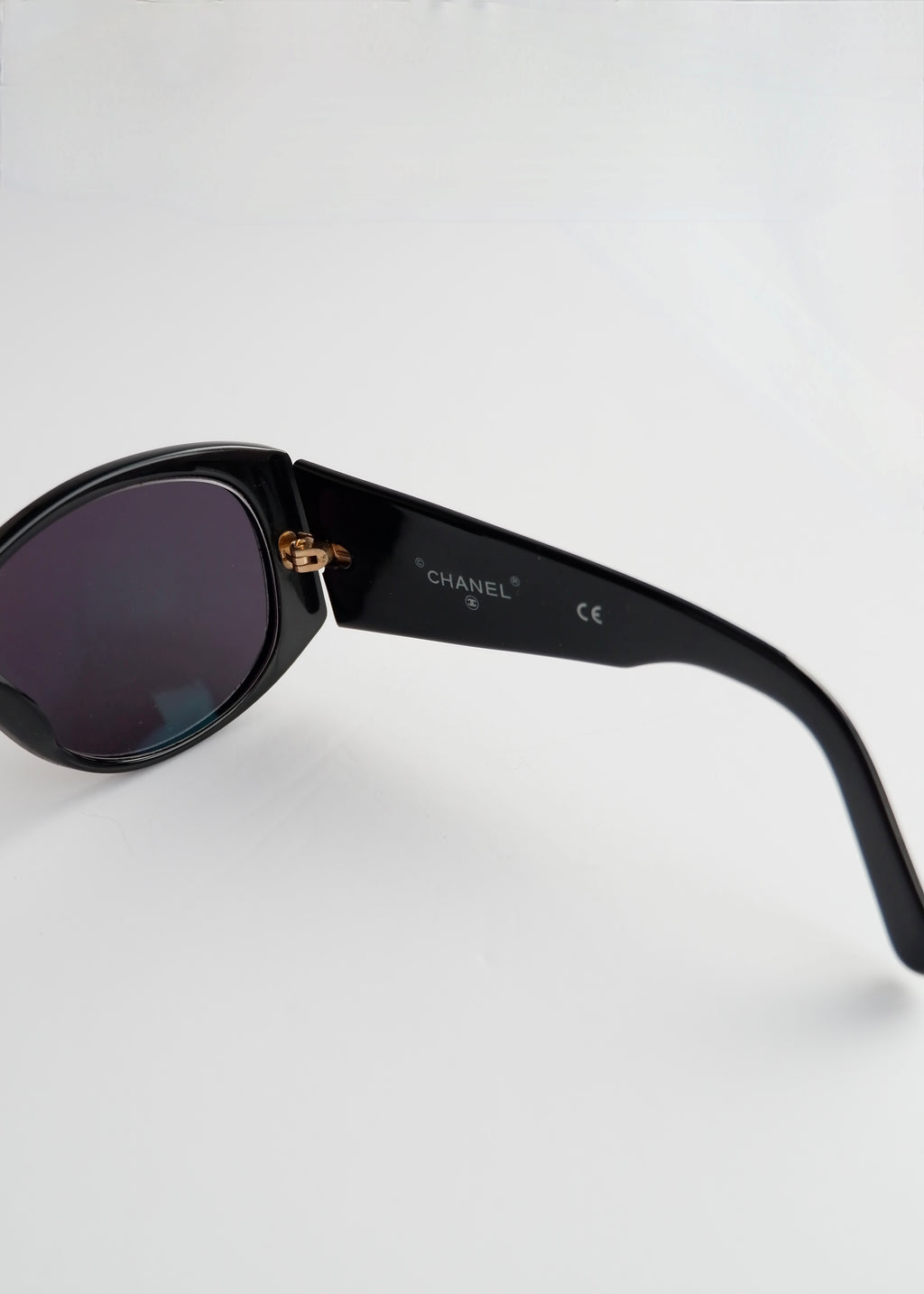 Authentic Preowned Vintage Chanel Black CC Logo Sunglasses