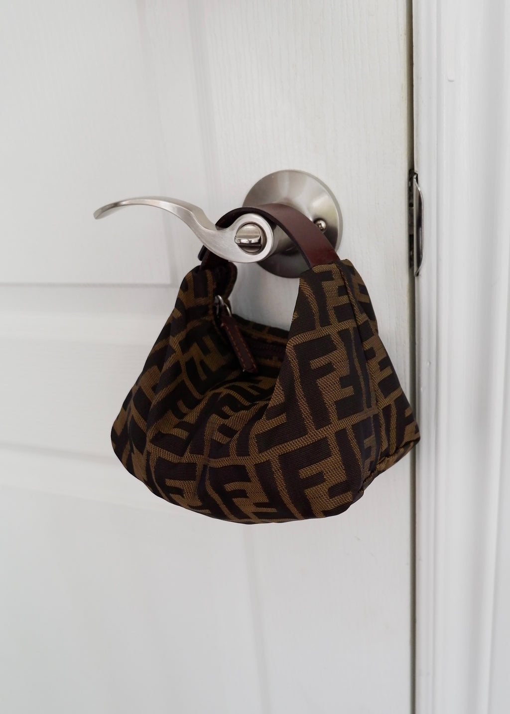 Authentic Preowned Fendi Zucca Hand Pouch