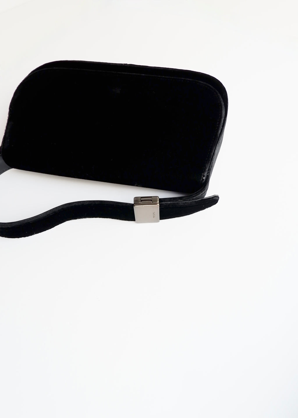Authentic Preowned Prada Black Velvet Shoulder Bag