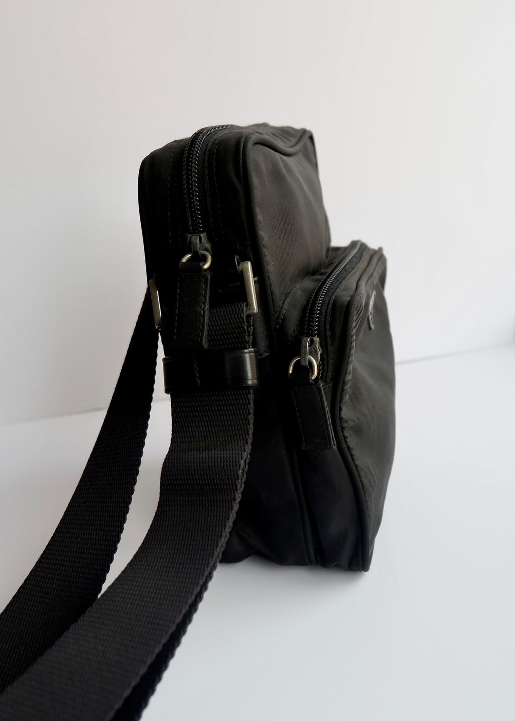 Authentic Preowned Prada Black Nylon Crossbody Bag
