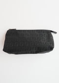Authentic Preowned Fendi Black Canvas Zucchino Pouch