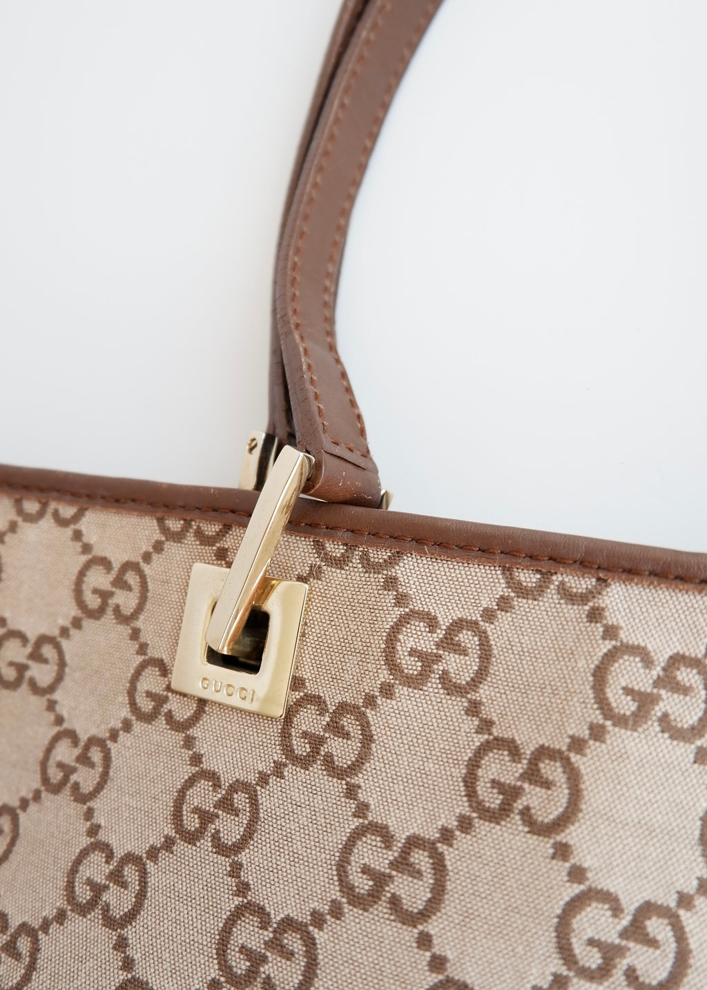 Authentic Preowned Gucci Brown GG Canvas Tote Bag
