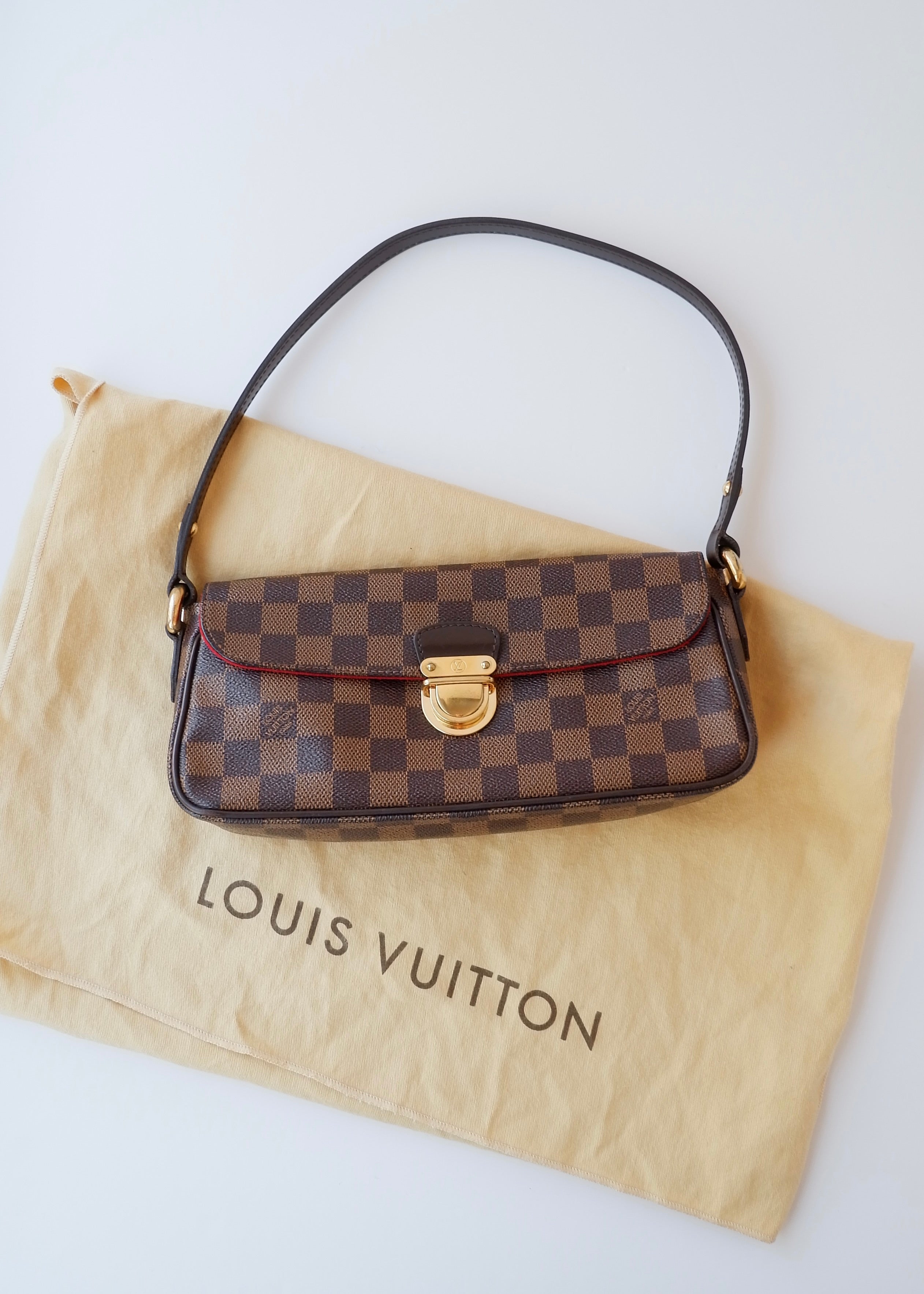 Preowned Louis Vuitton Damier Ebene Ravello PM