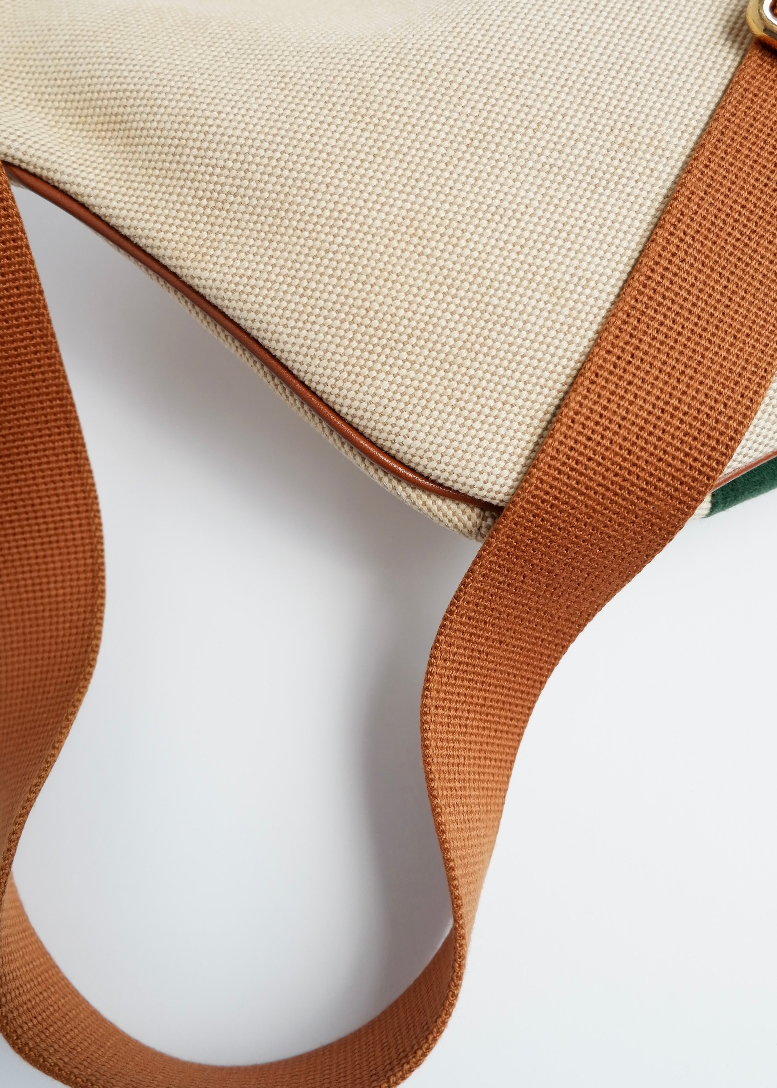 Authentique Sac Banane Gucci Beige Sherry Line d'Occasion