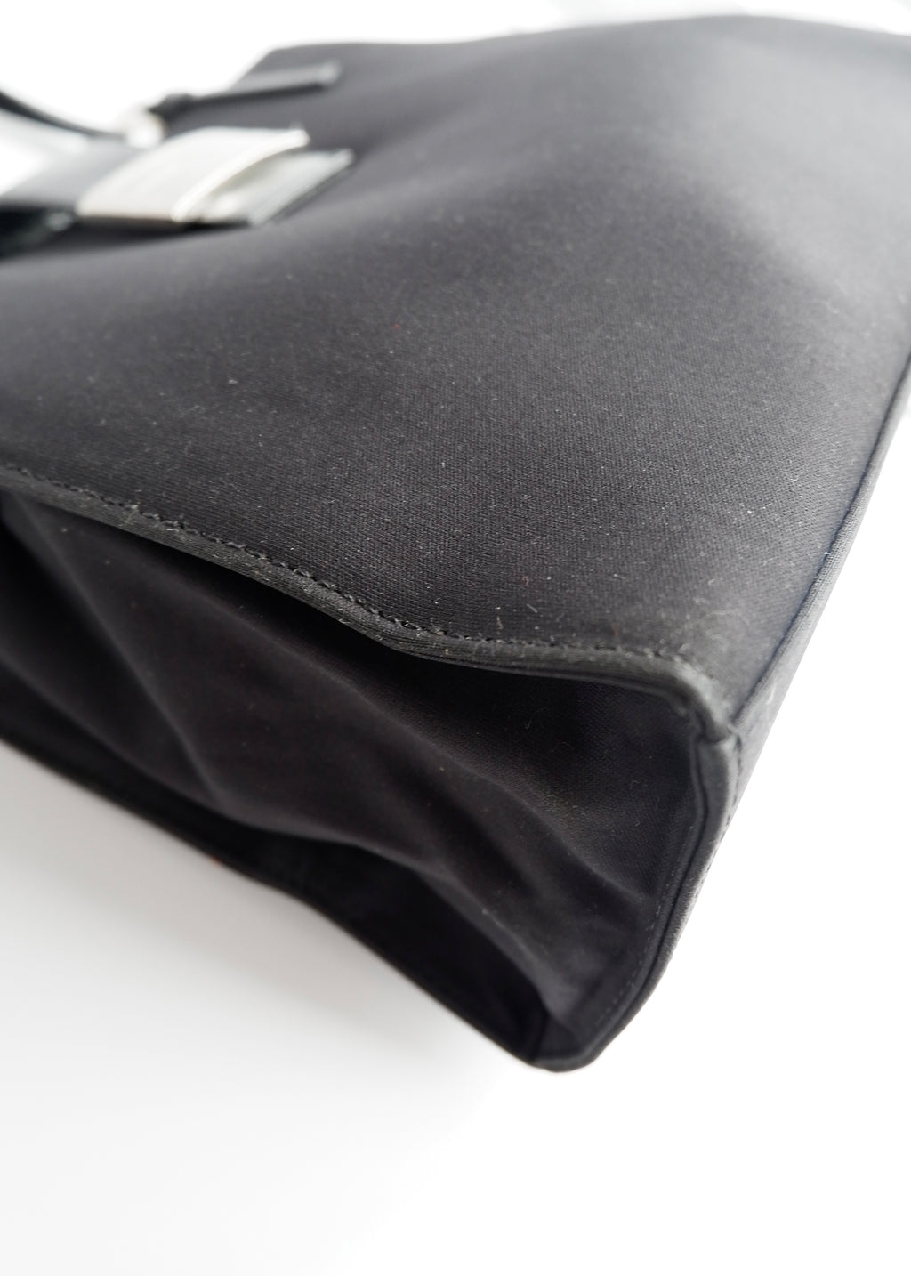 Authentic Preowned Fendi Black Fabric FF Logo Shoulder Bag