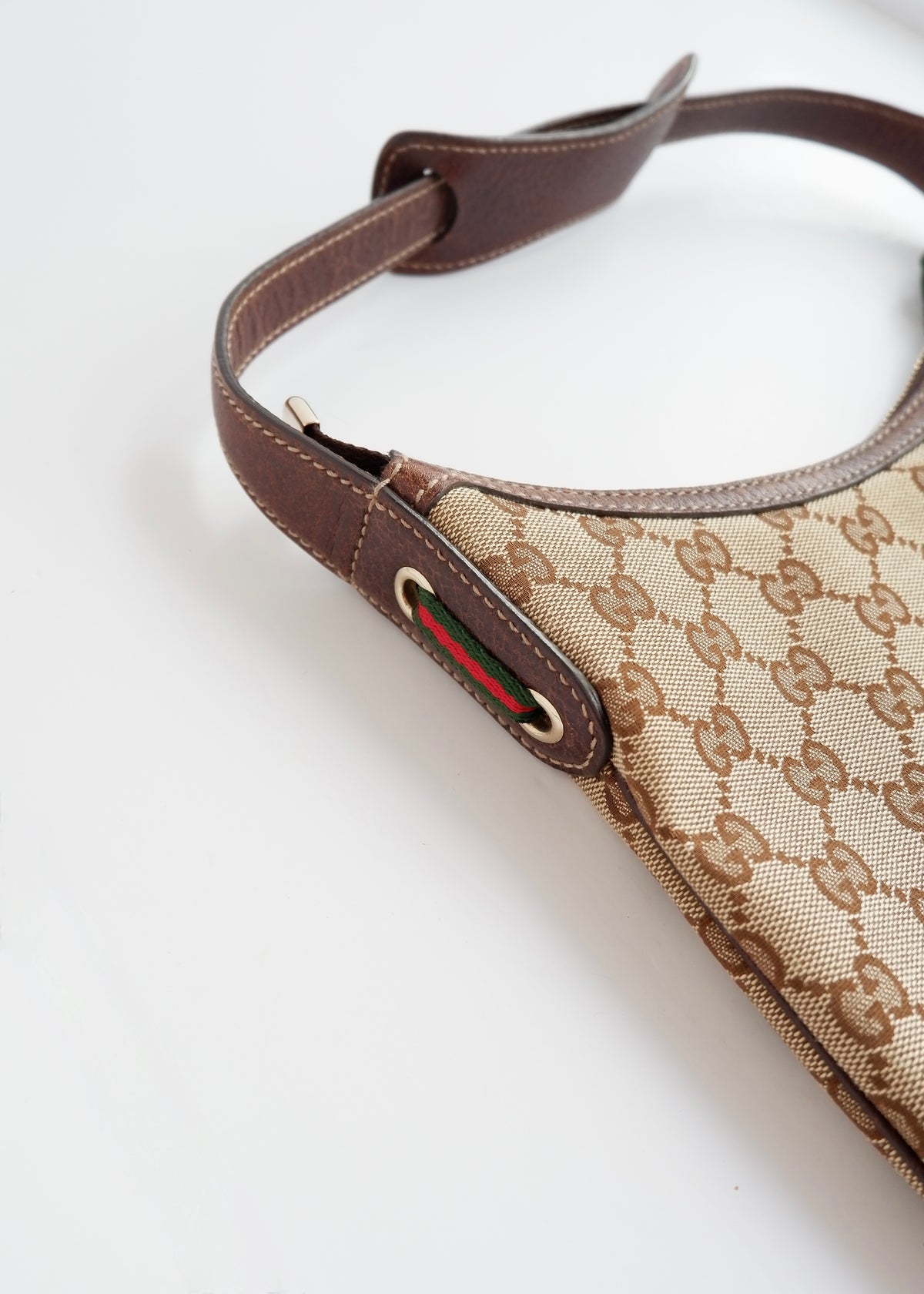 Preowned Gucci Brown GG Canvas Princy Shoulder Bag