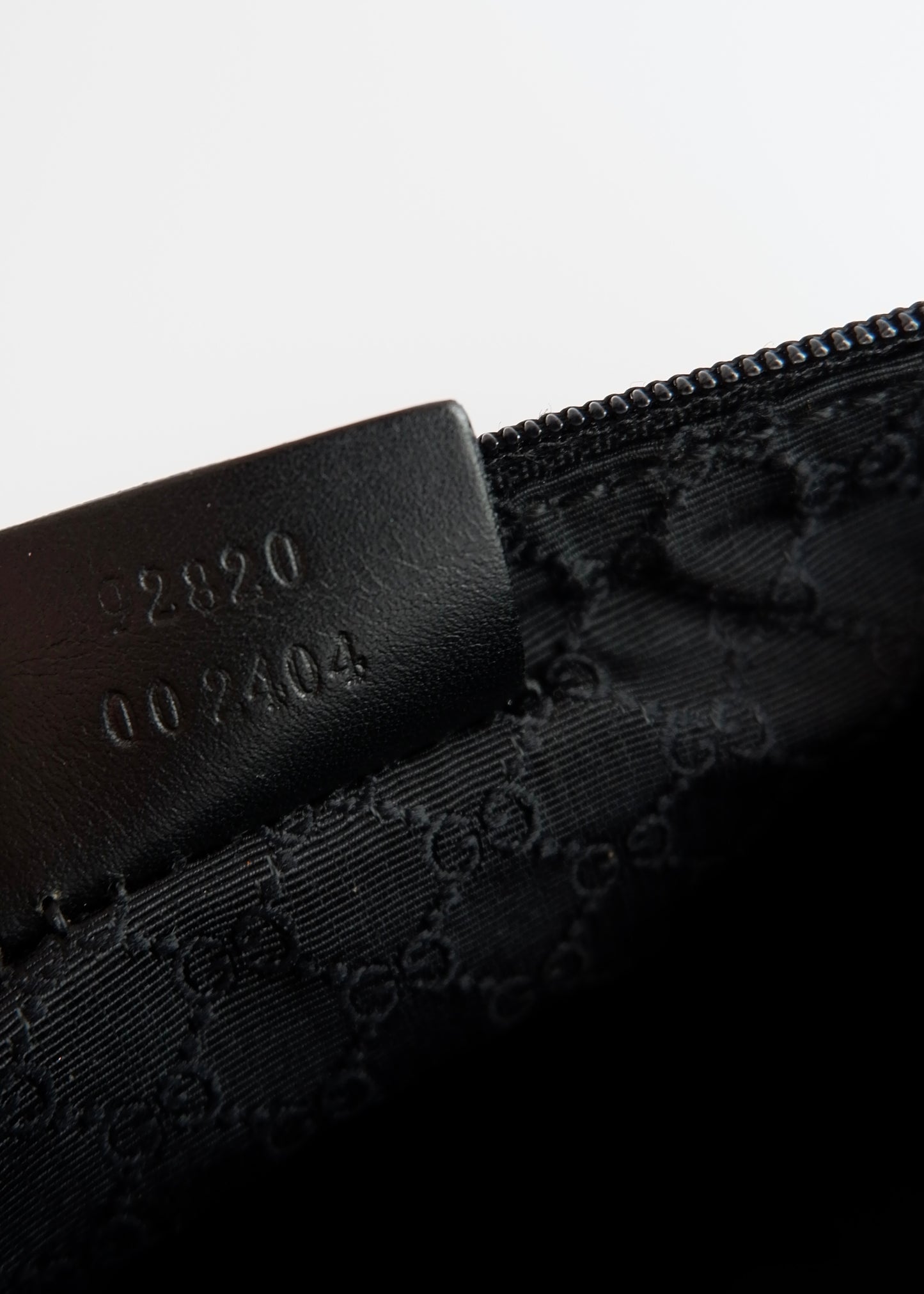 Authentic Preowned Gucci Black Denim/ Leather Sherry Line Micro Shoulder Bag