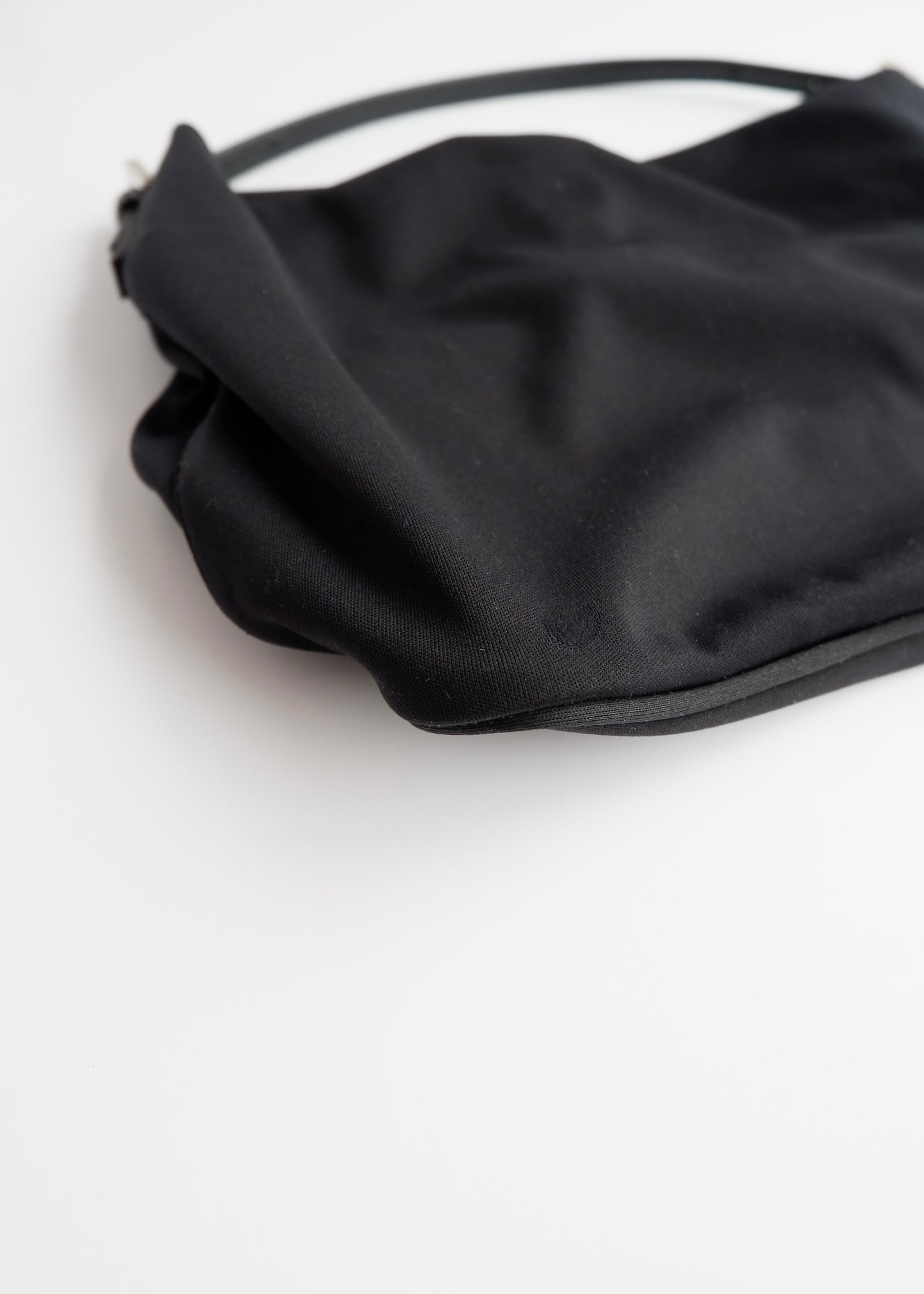 Authentic Preowned Fendi Black Neoprene Hobo Shoulder Bag