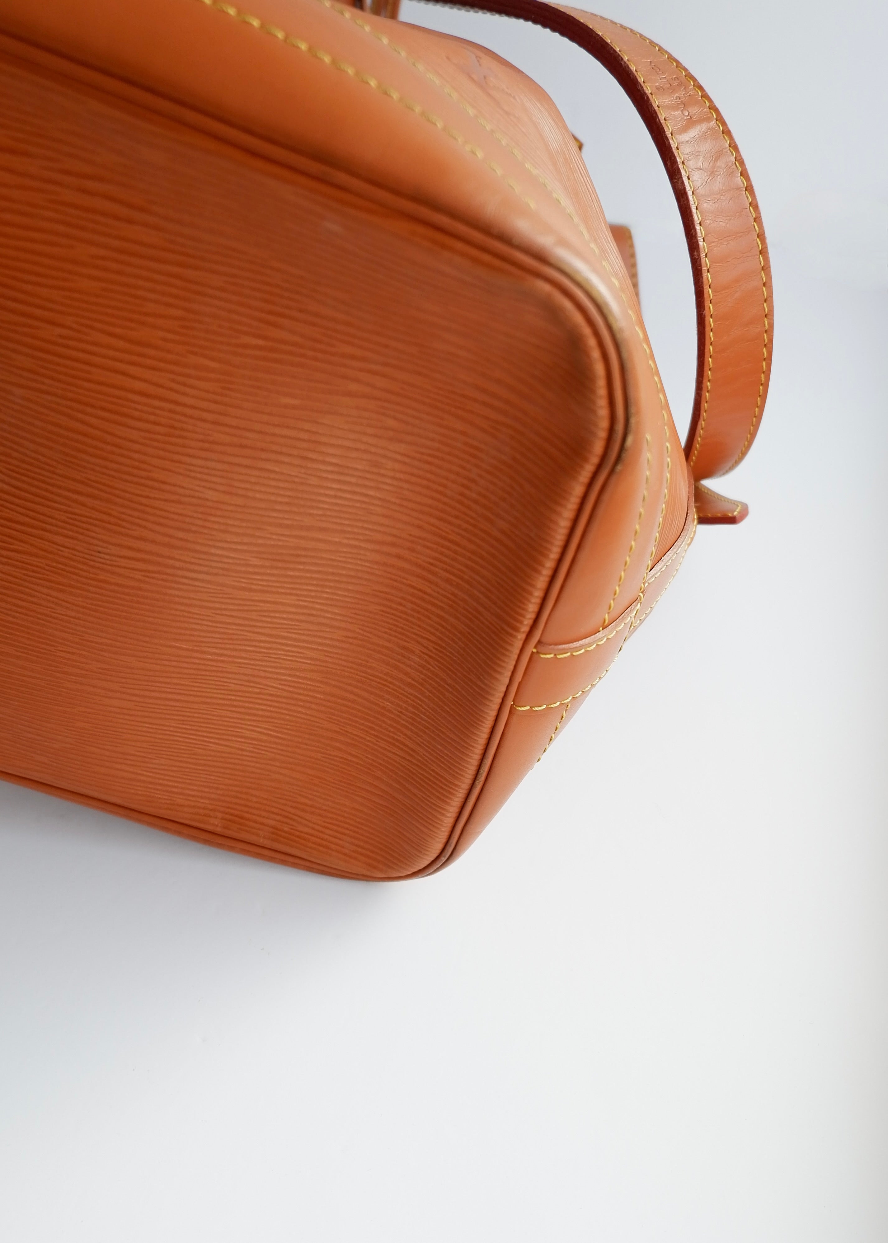 Authentic Preowned Louis Vuitton Brown Leather Epi Noe