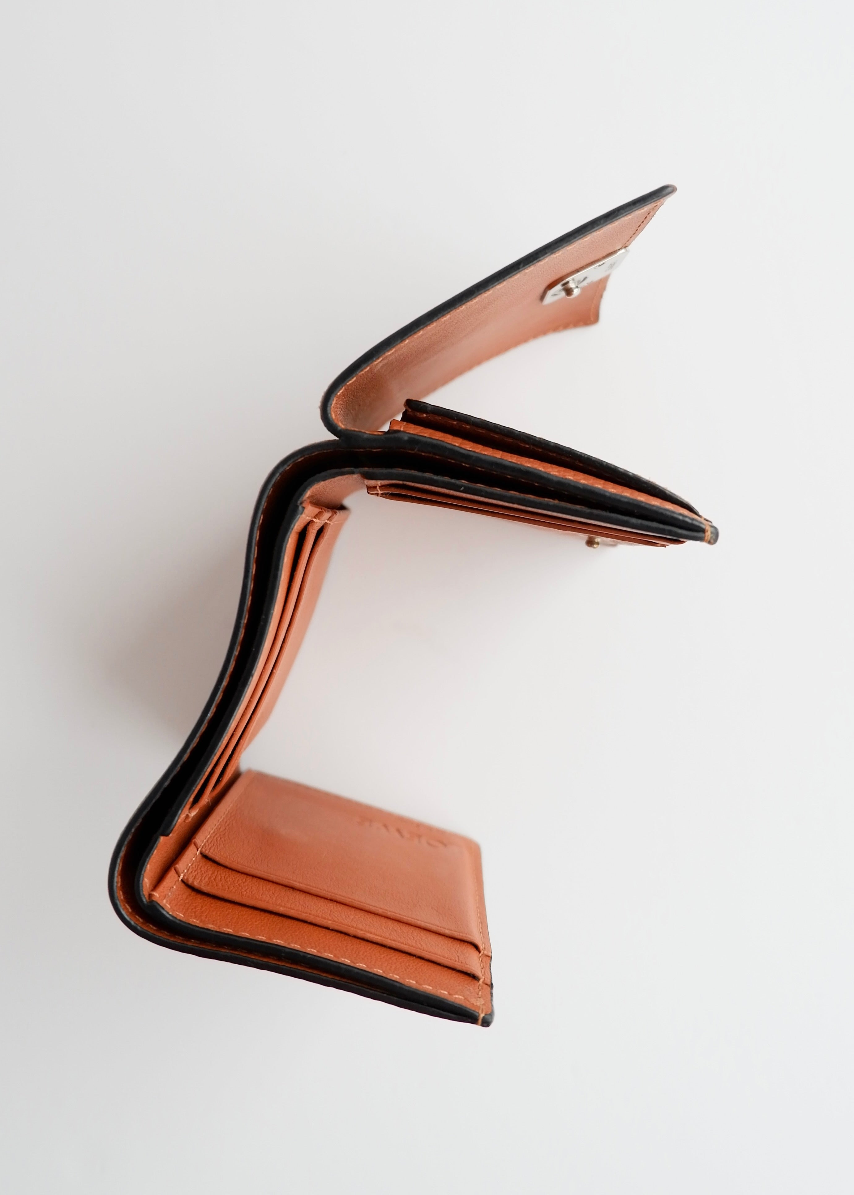Authentic Preowned Loewe Brown Leather Bi-Fold Wallet