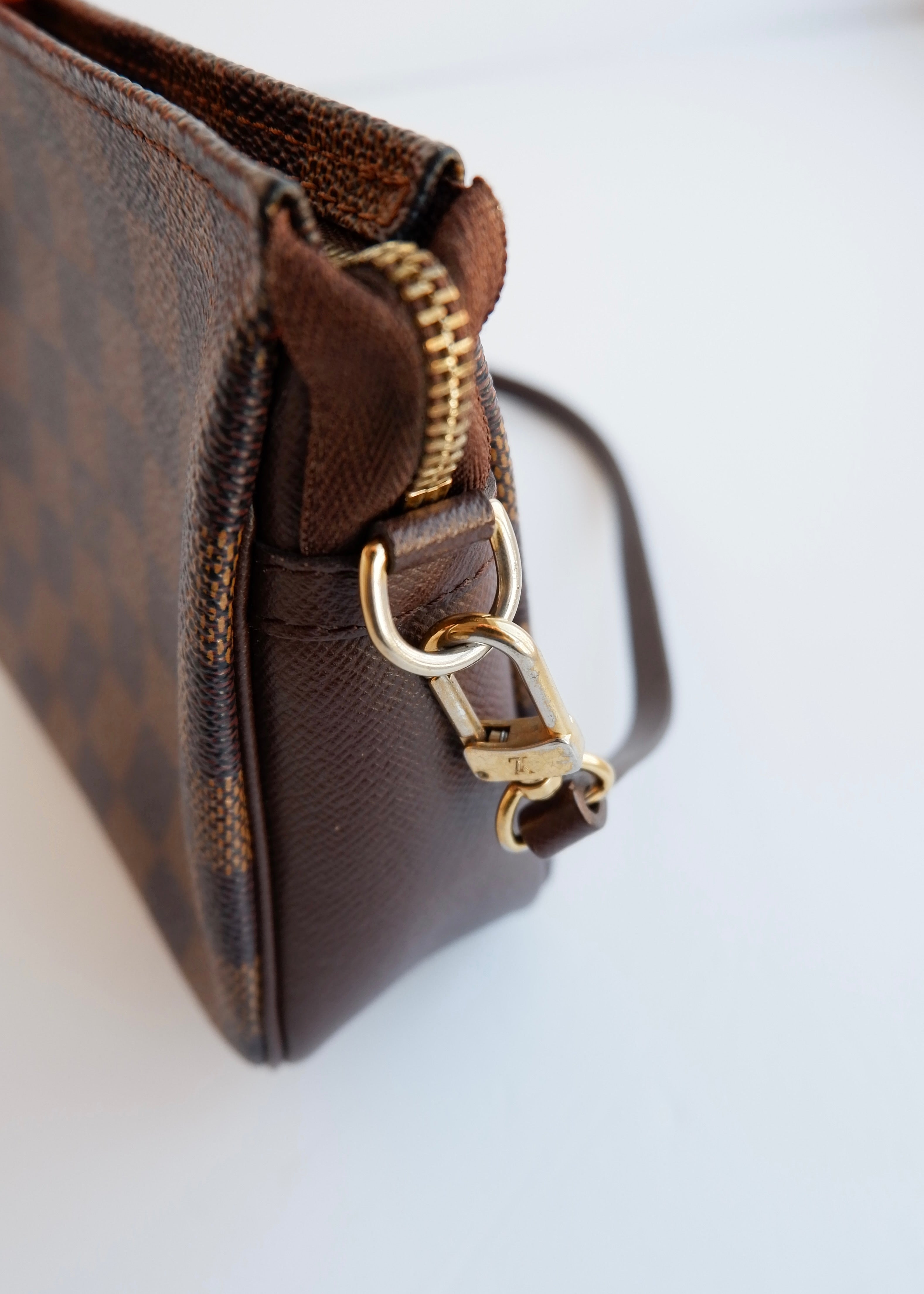 Authentic Preowned Louis Vuitton Damier Ebene Trousse Shoulder Bag