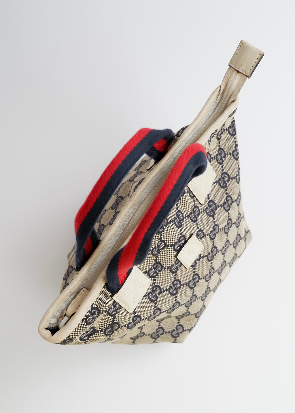 Authentic Preowned Gucci Navy GG Canvas Micro Handbag