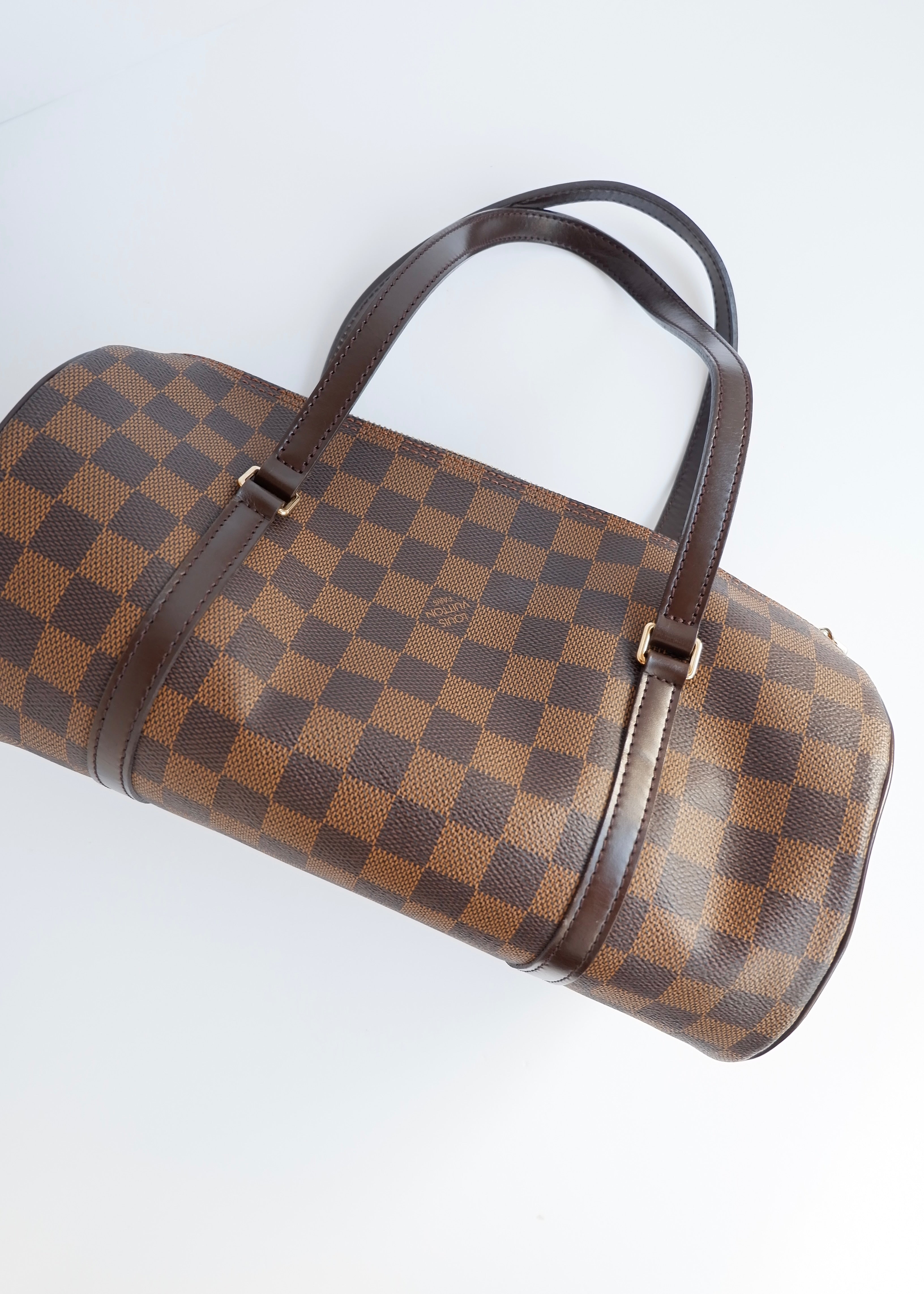 Authentique Sac d'occasion Louis Vuitton Damier Ebene Papillon 30