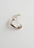 Authentic Preowned Tiffany &Co. Open Heart Silver Ring