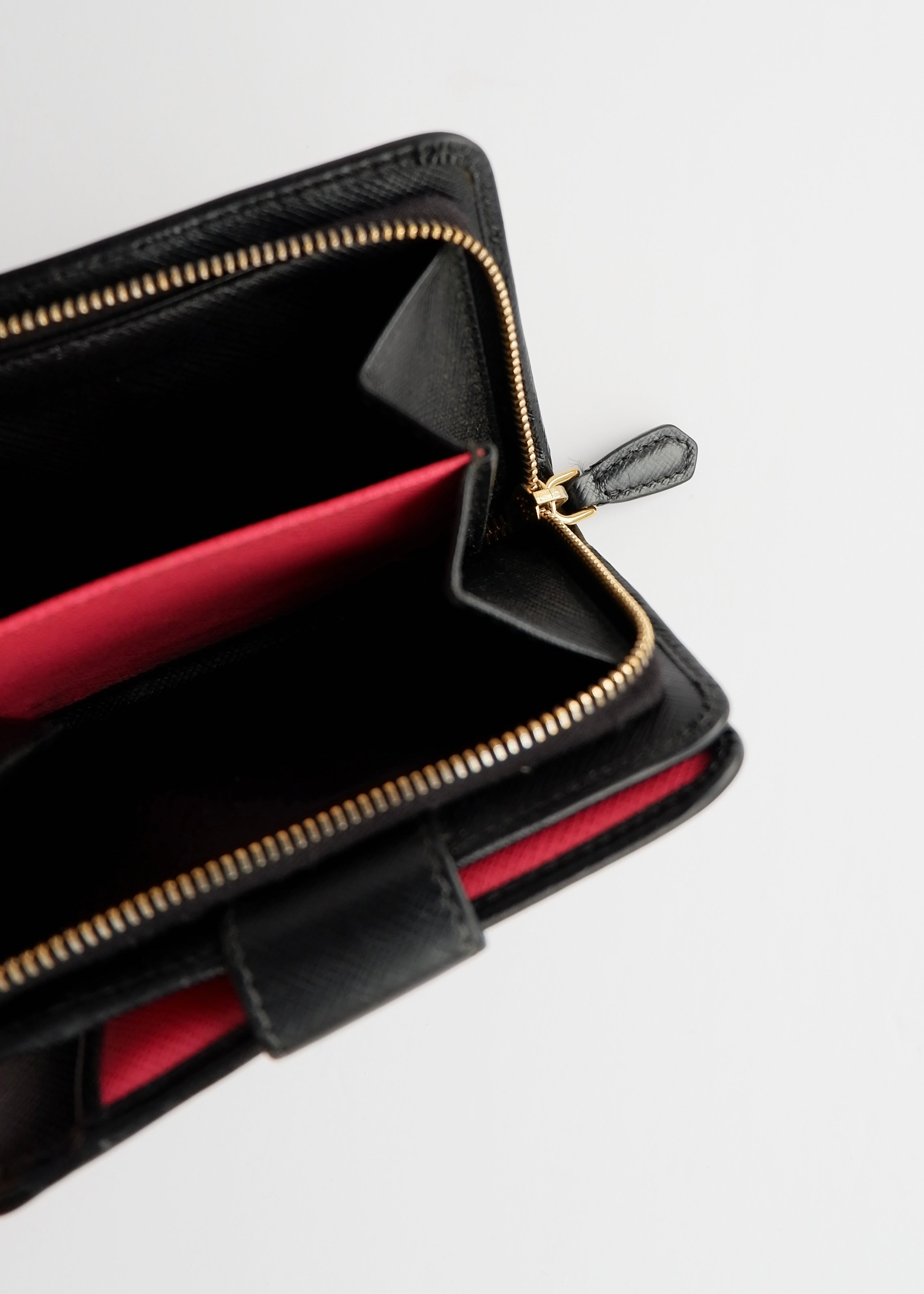Authentic Preowned Prada Black Saffiano Leather Bi-Fold Wallet