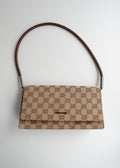 Authentic Preowned Gucci Brown GG Canvas Shoulder Bag
