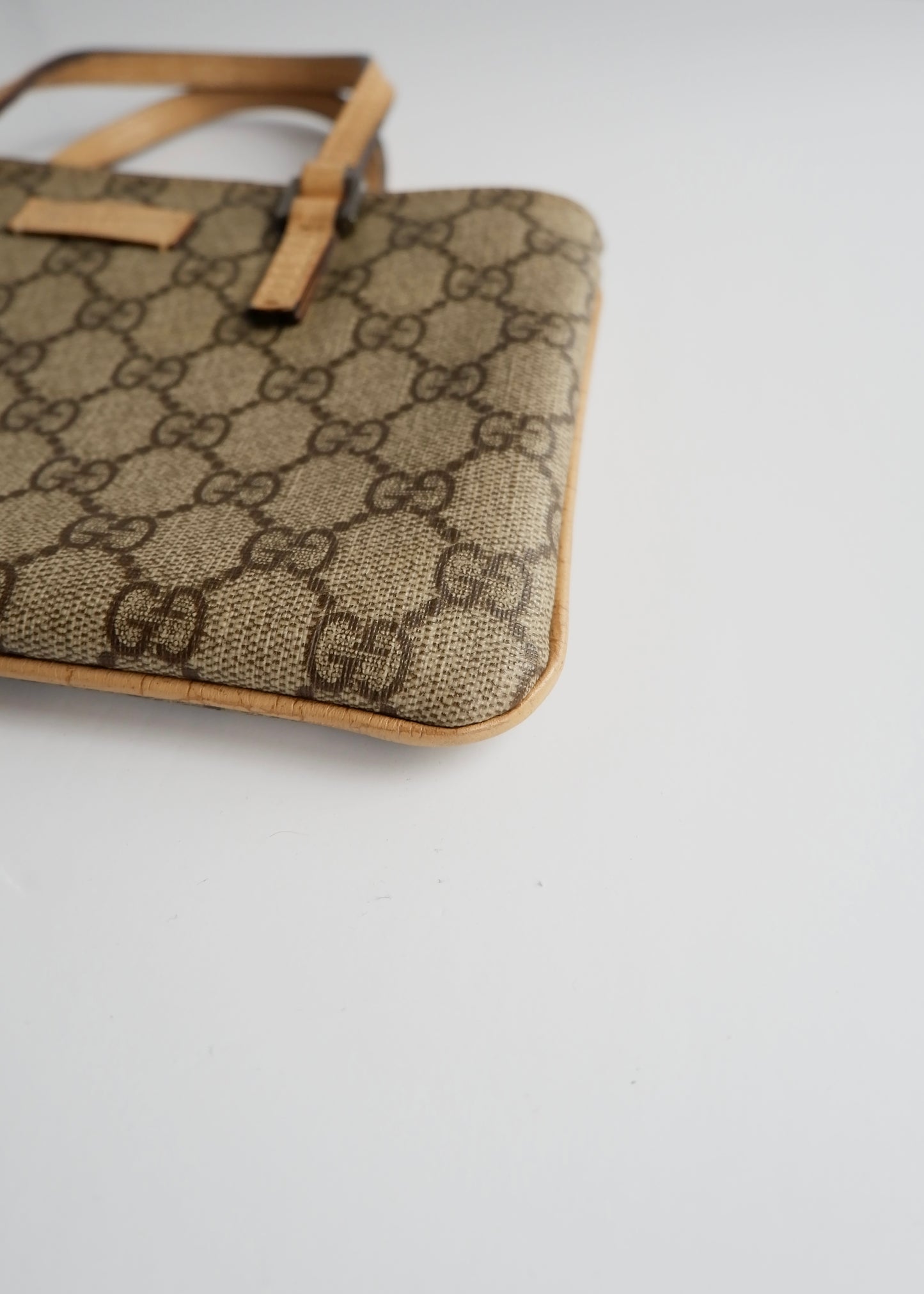Authentic Preowned Gucci Beige GG Canvas Mini Handbag