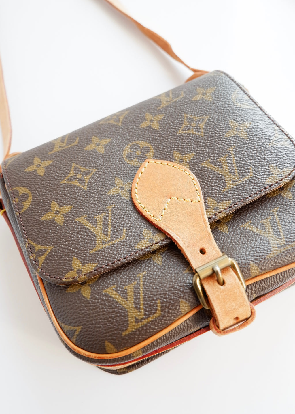 Bandoulière Louis Vuitton Monogram Mini Cartouchière d'occasion authentique