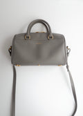 Authentic Preowned Saint Laurent Grey Leather Baby Two Way Duffle