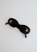 Preowned Celine Black Round Frame Triomphe Sunglasses