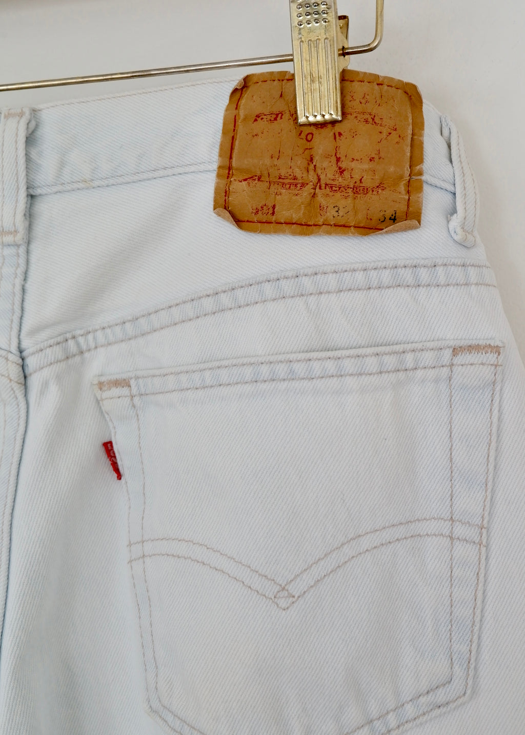 Levis Vintage 501 Ultra Light Wash Jeans - 31
