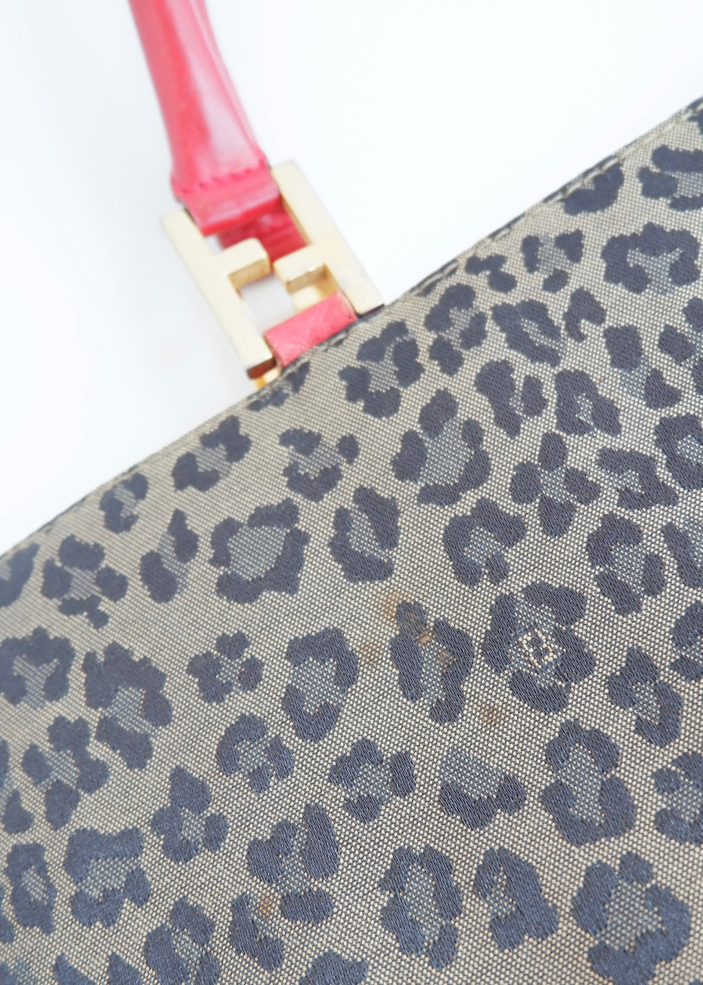 Authentic Preowned Vintage Fendi Animal Print Tote